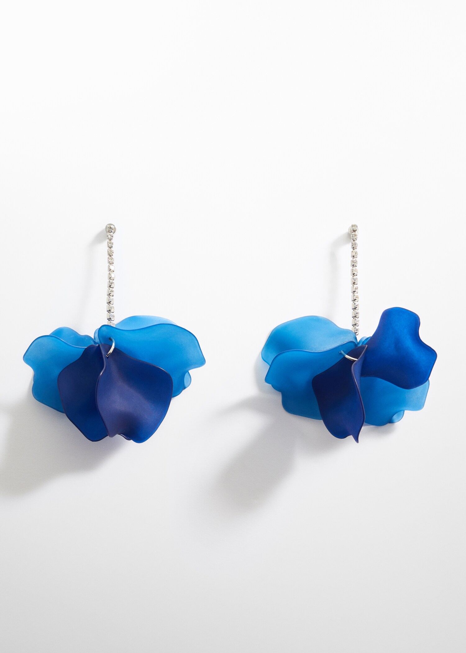 Pendientes strass flor - Artículo sin modelo