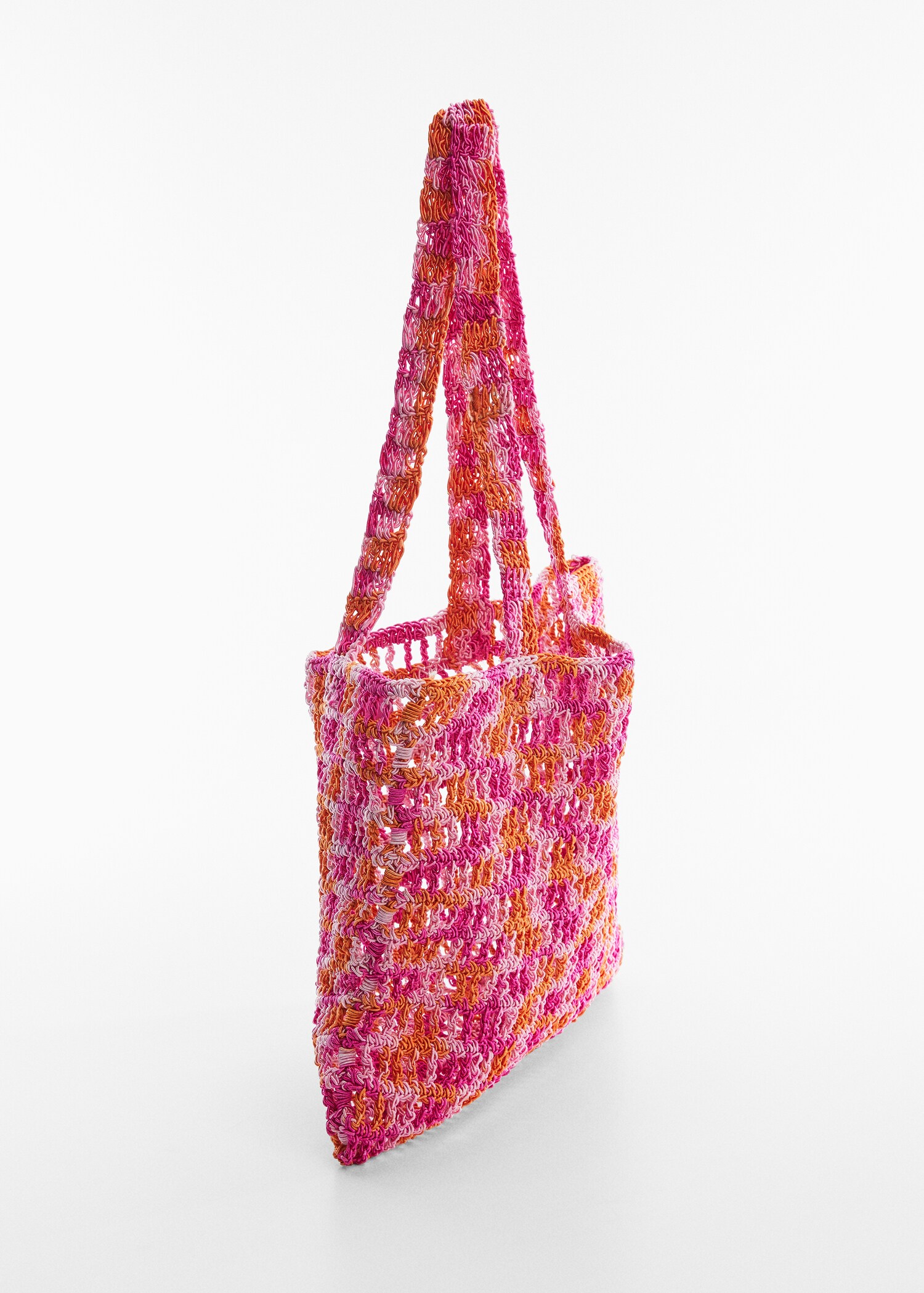 Braided net bag - Medium plane