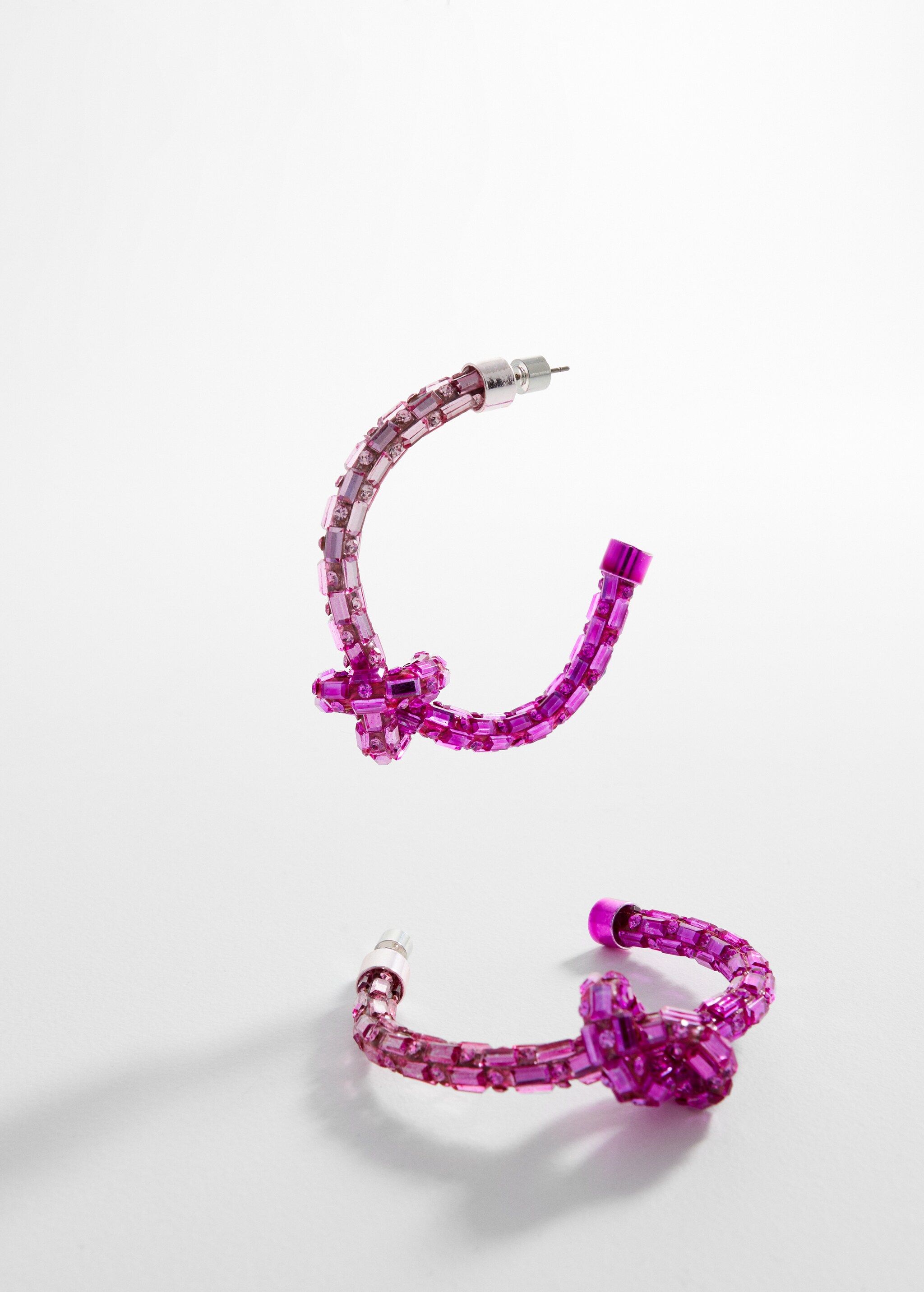 Pendientes aros strass - Details of the article 1