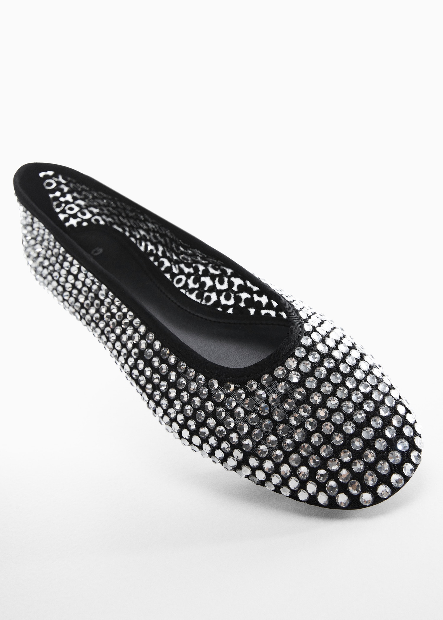 Rhinestone ballet flats Women MANGO Niger
