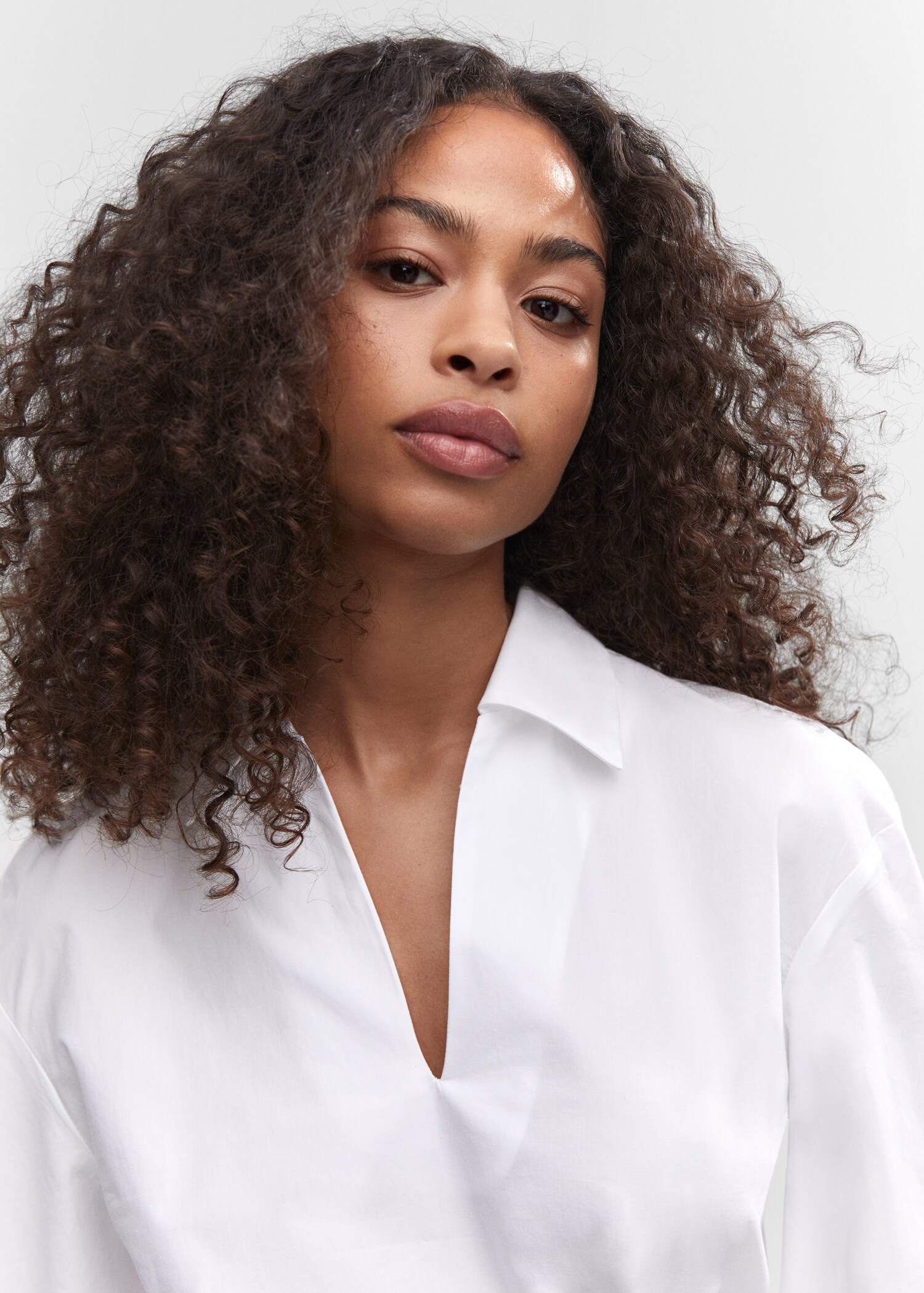 Bow shirt dress - Details of the article 1