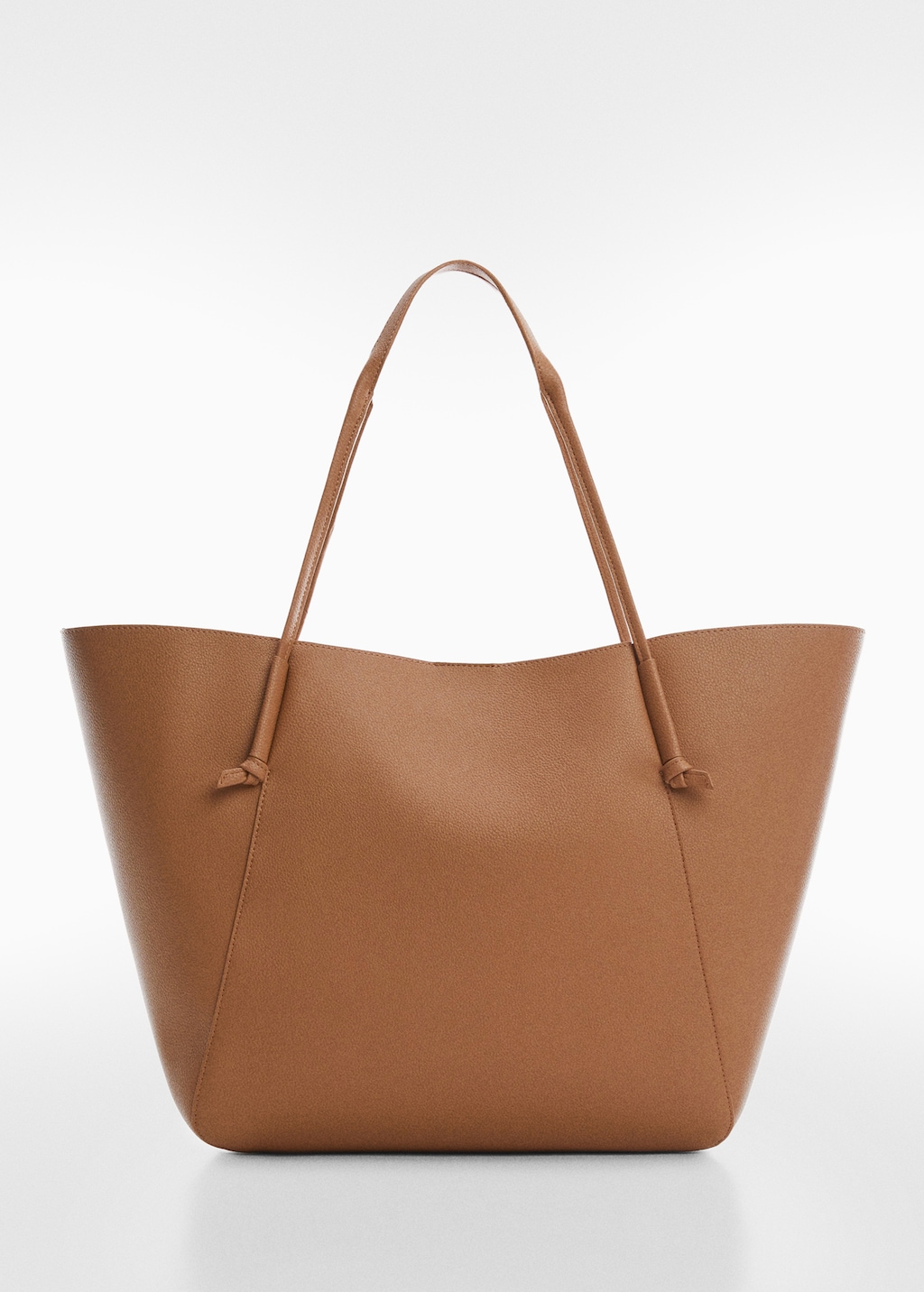 Knot handle shopper bag Women MANGO Montenegro