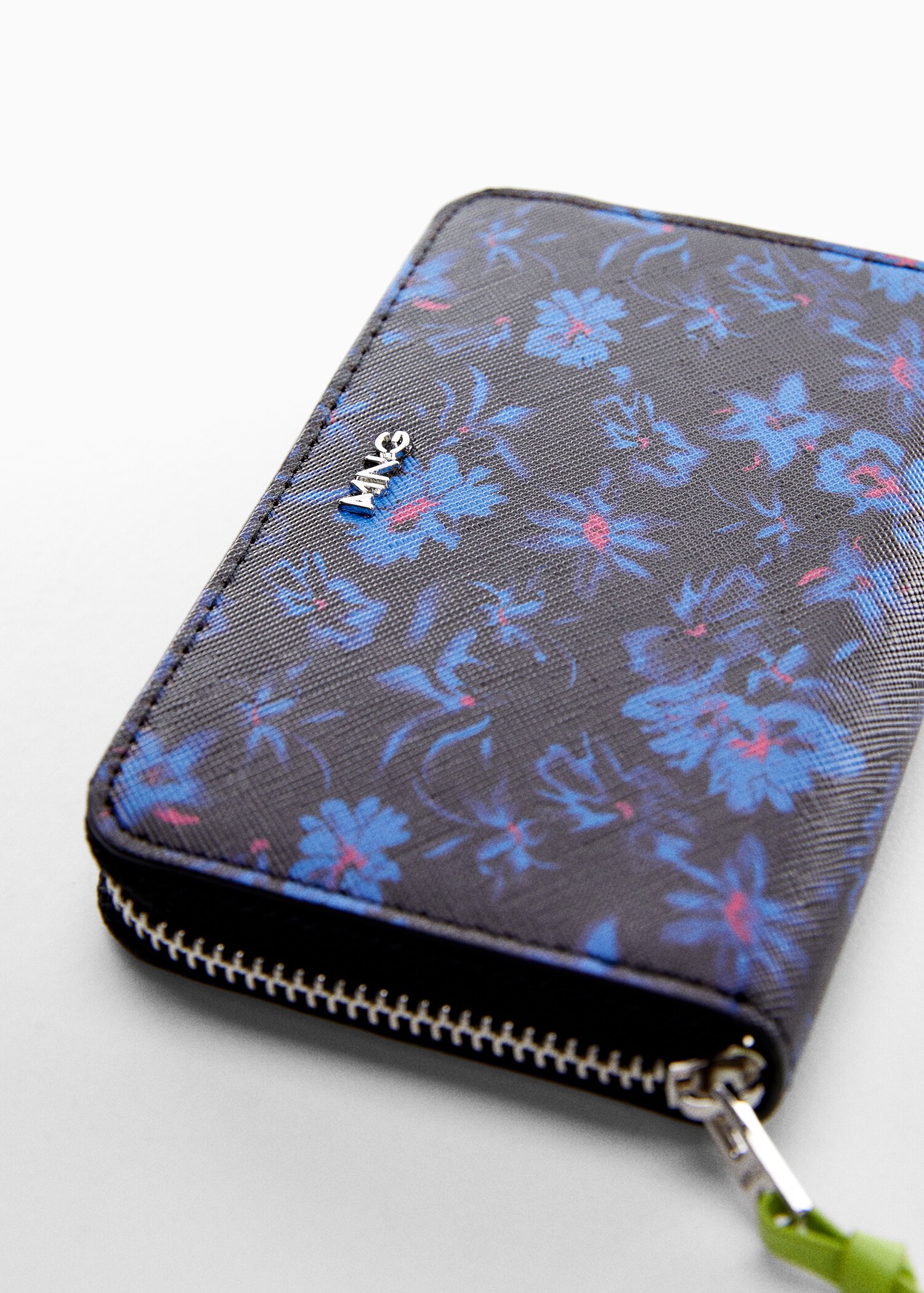 Portefeuille saffiano à fleurs - Détail de l'article 1