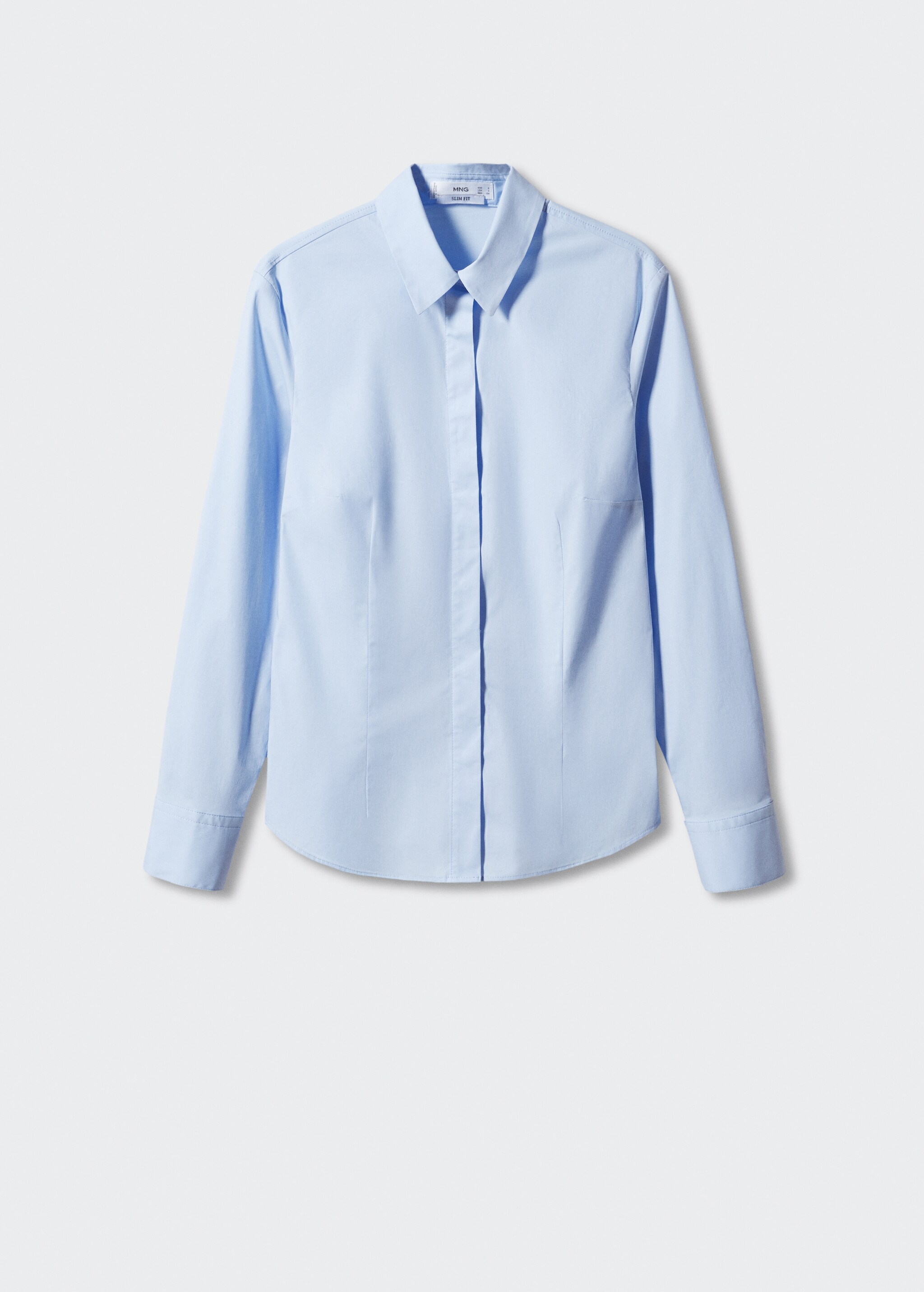 Camisa ajustada de algodão - Artigo sem modelo