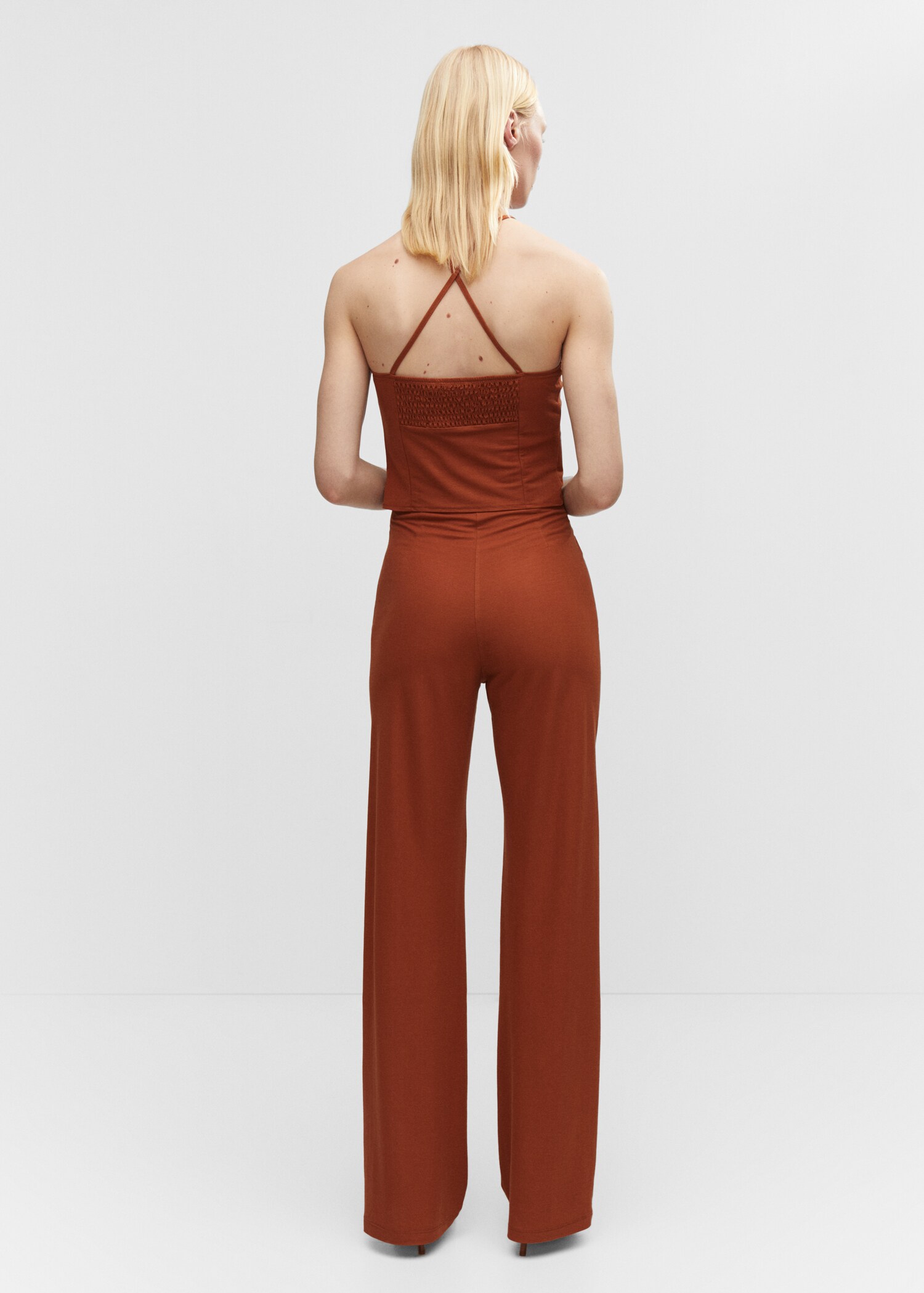 Pantalon maille wideleg - Verso de l’article