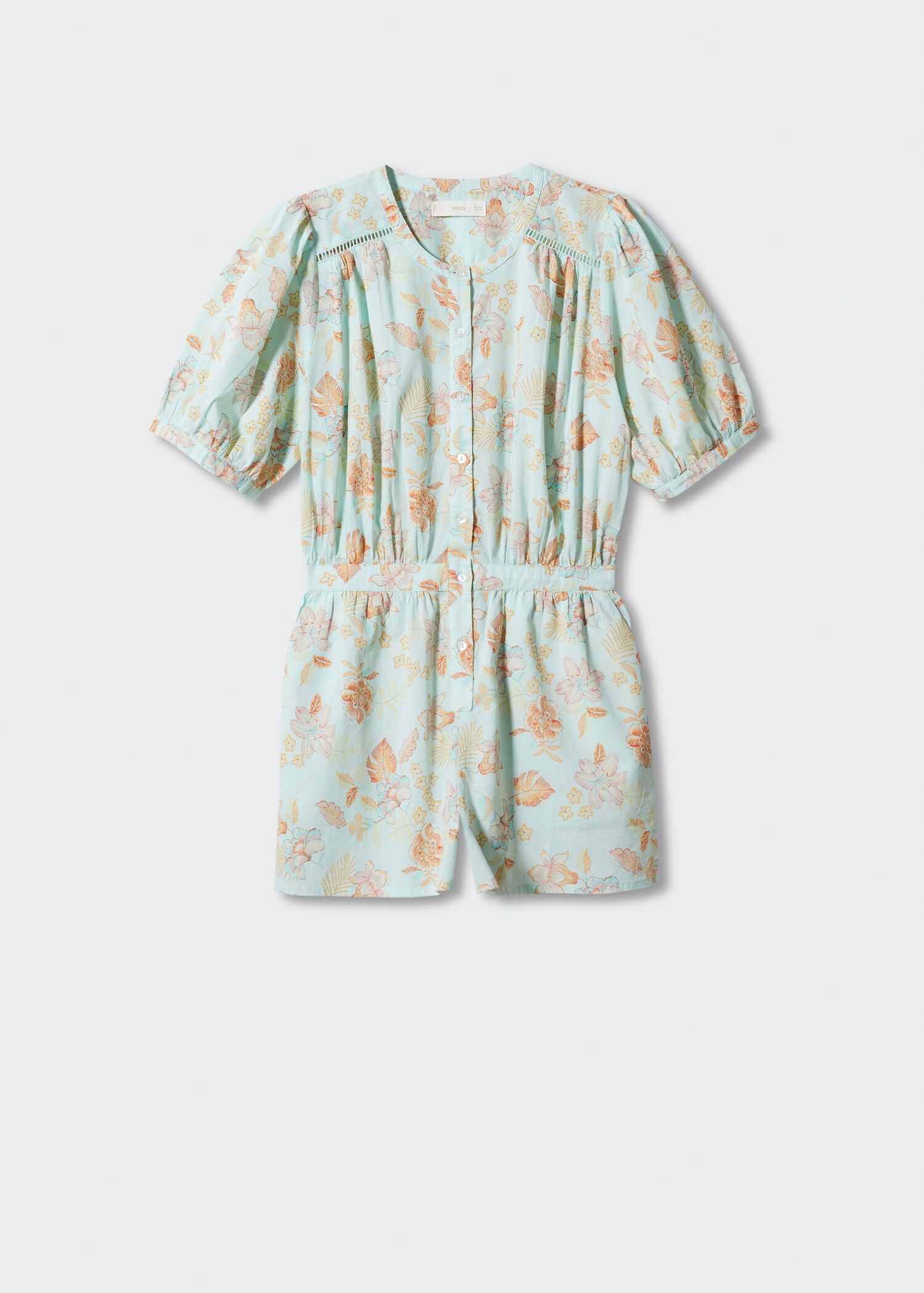Floral short jumpsuit - Article without model
