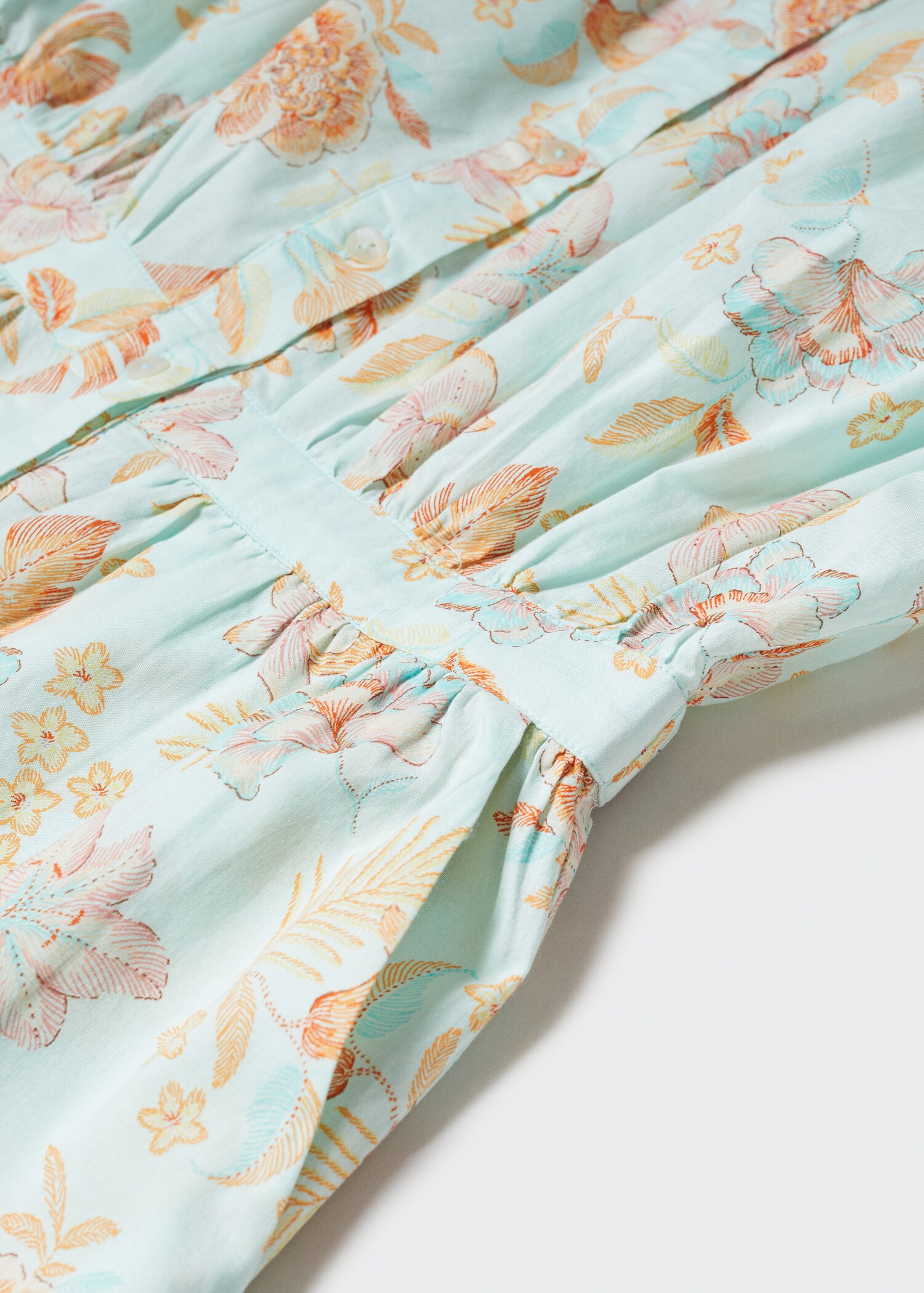 Floral short jumpsuit - Details of the article 8