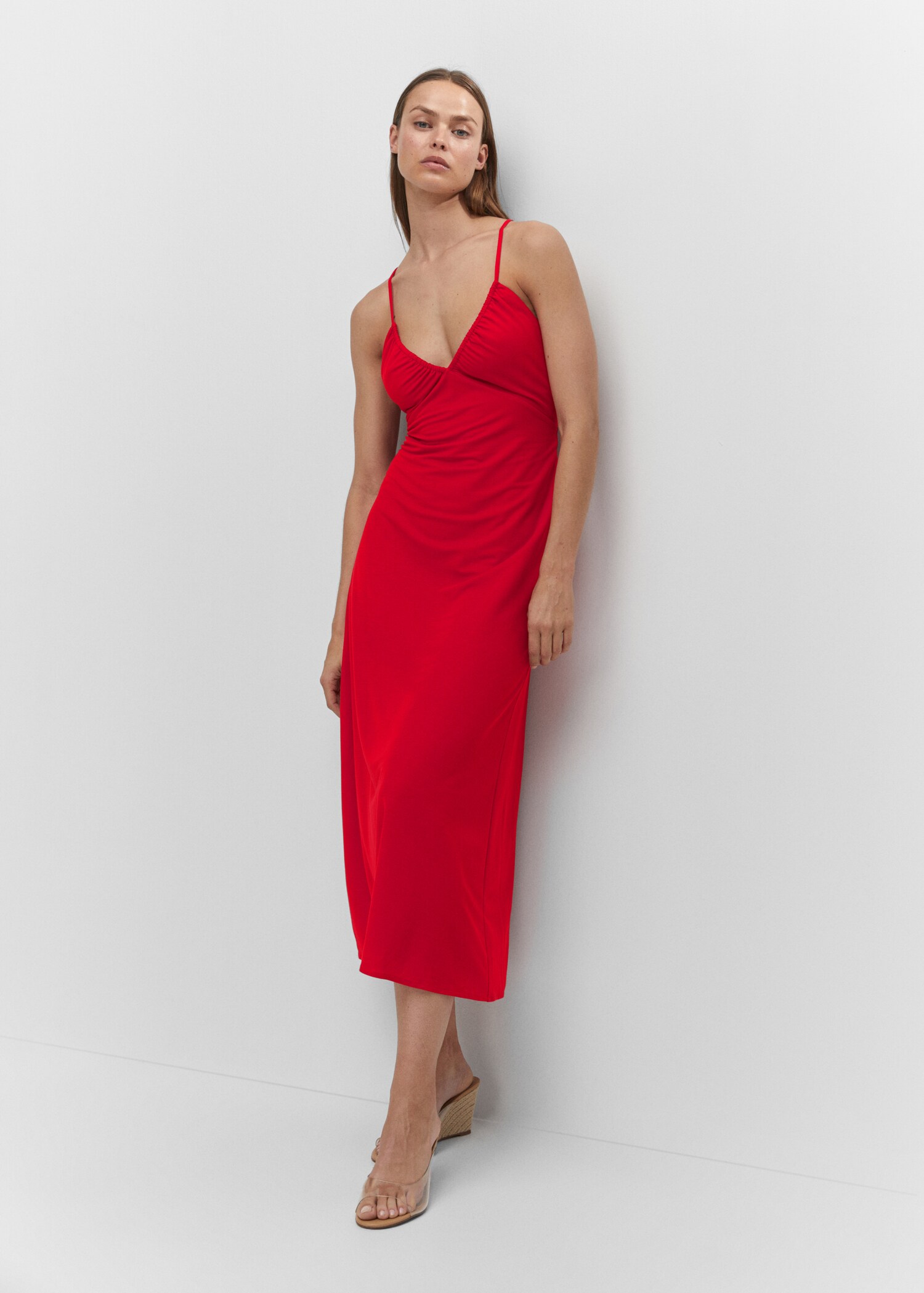 Robe midi froncée - Détail de l'article 2