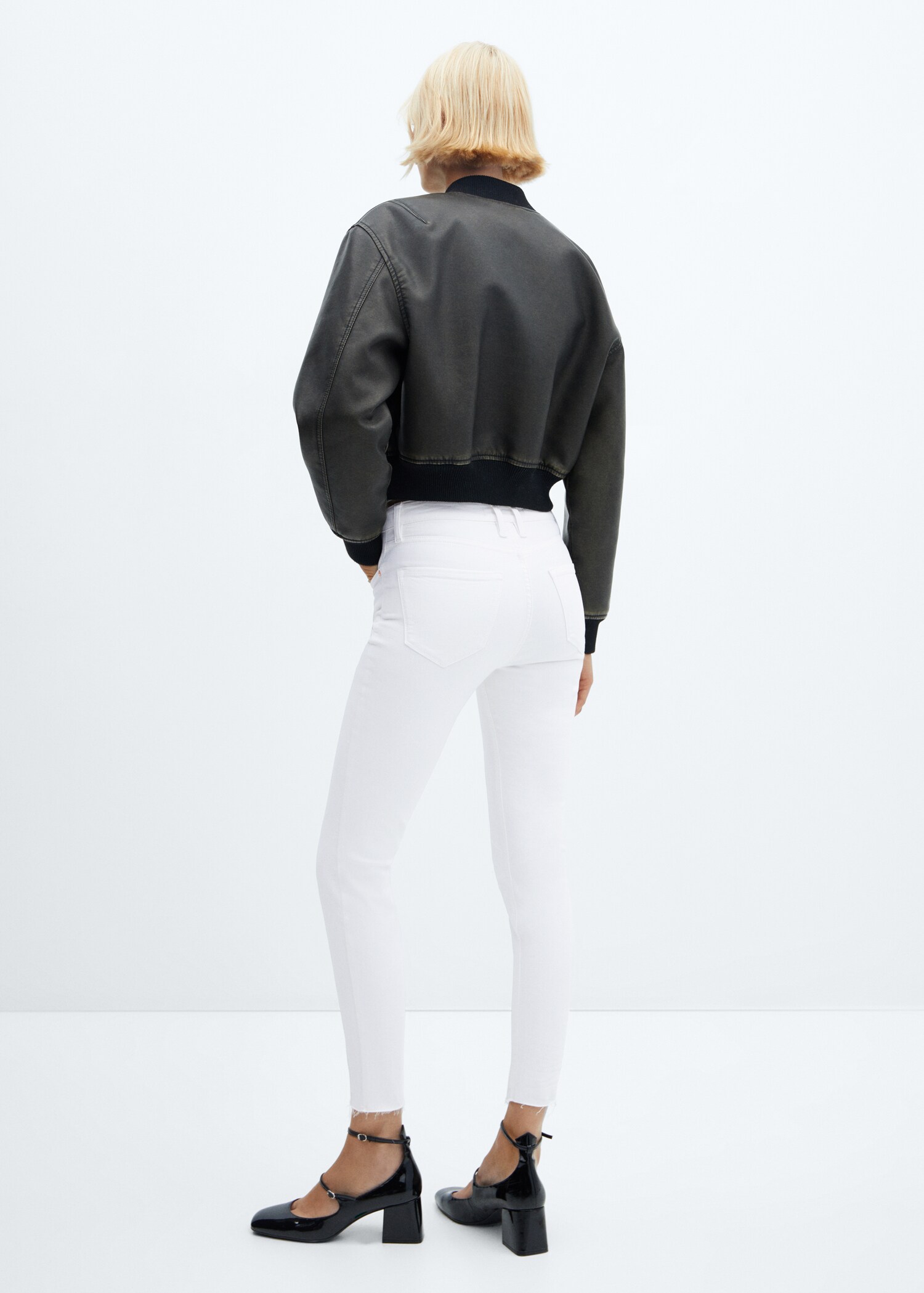 Jeans skinny crop - Reverso del artículo