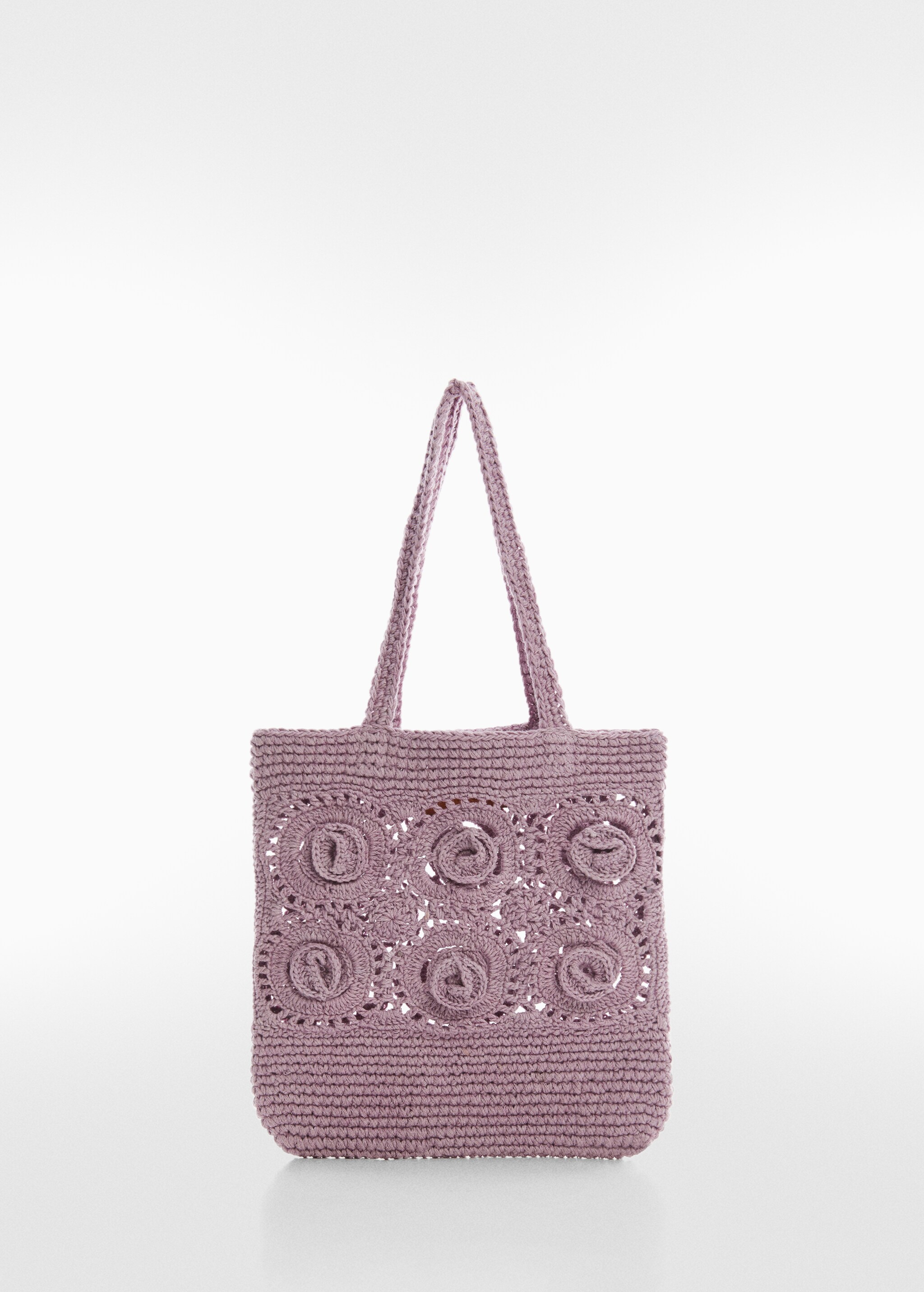 Ажурная мини-сумочка с цветами - Изделие без модели