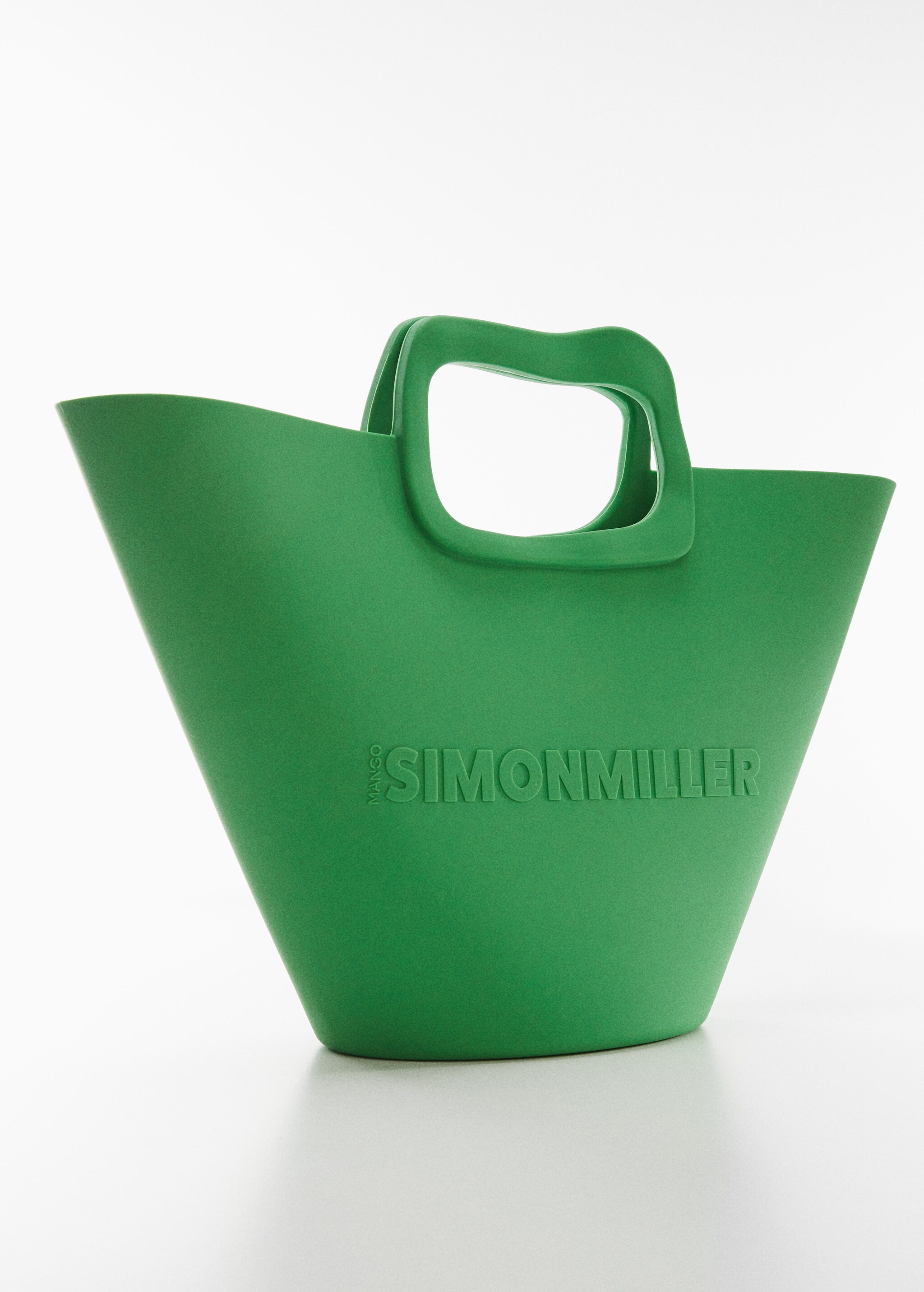 Bag with geometric logo design - Plan mediu