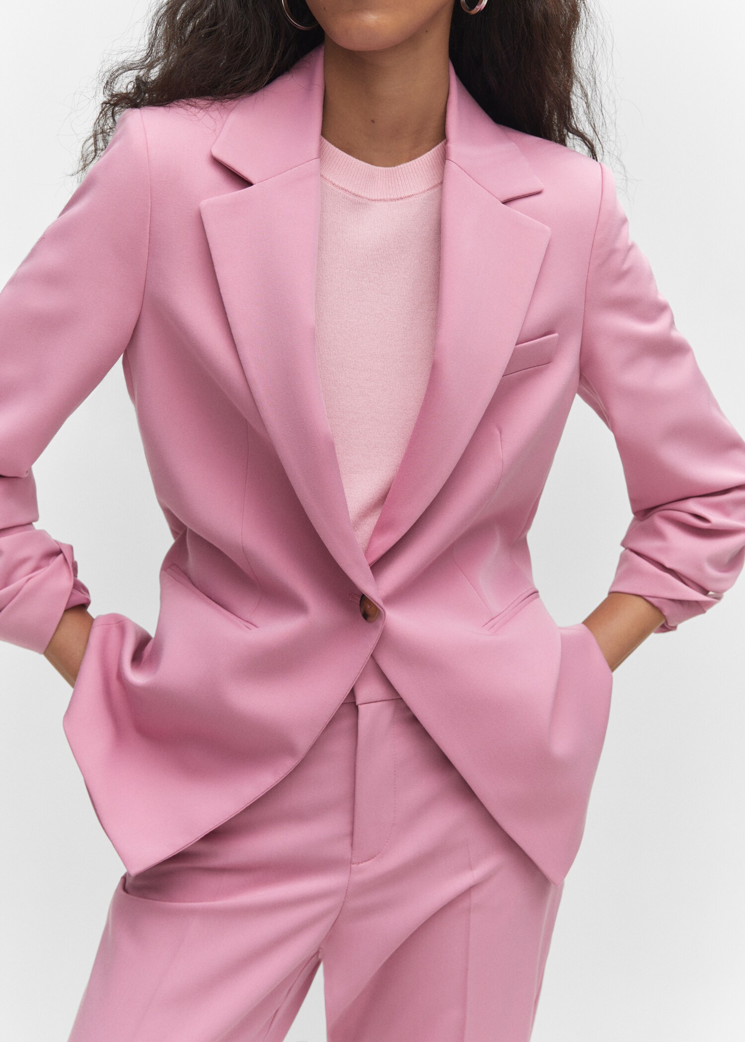 Fitted suit blazer - Details of the article 6