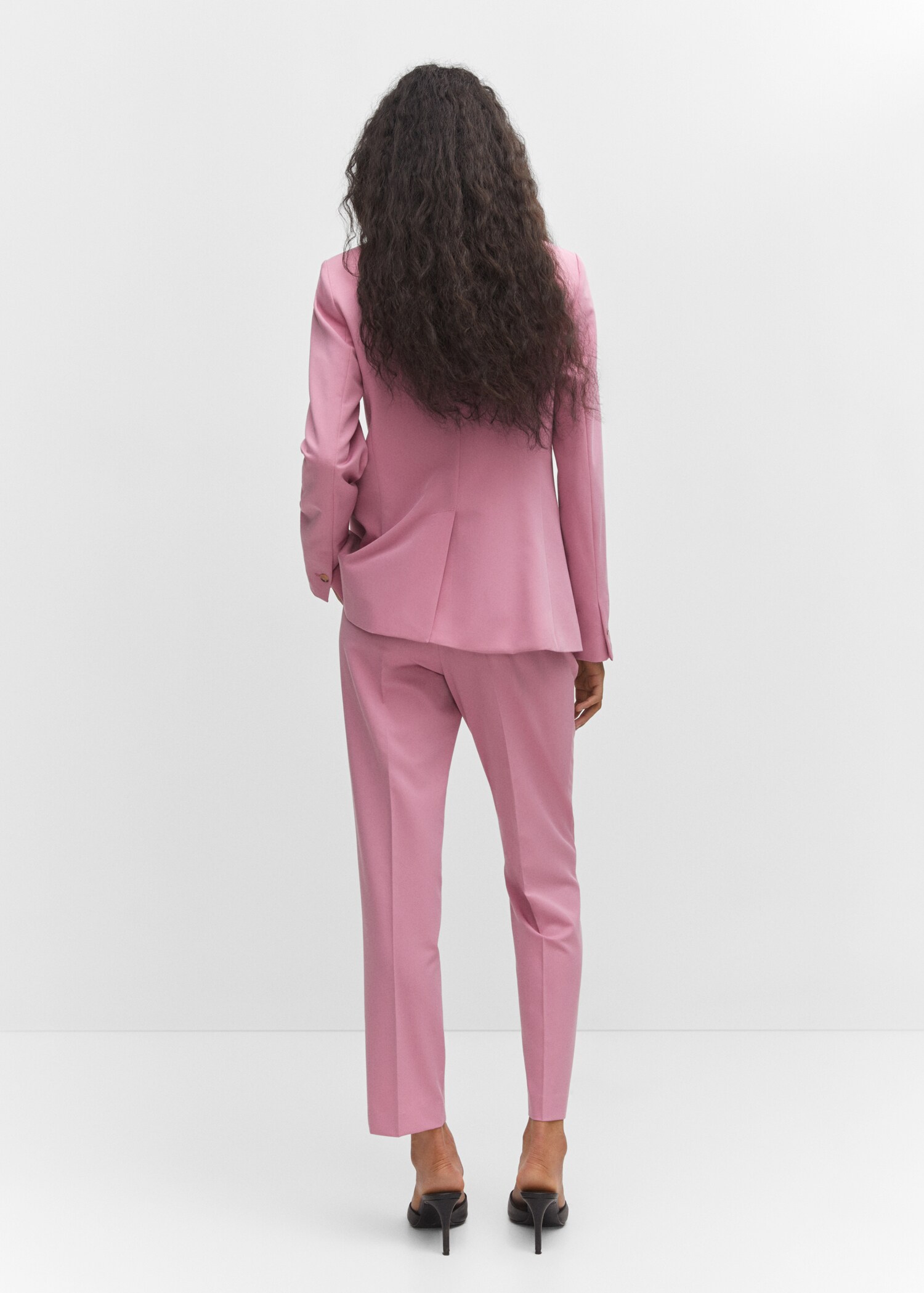 Fitted suit blazer - Reverse of the article