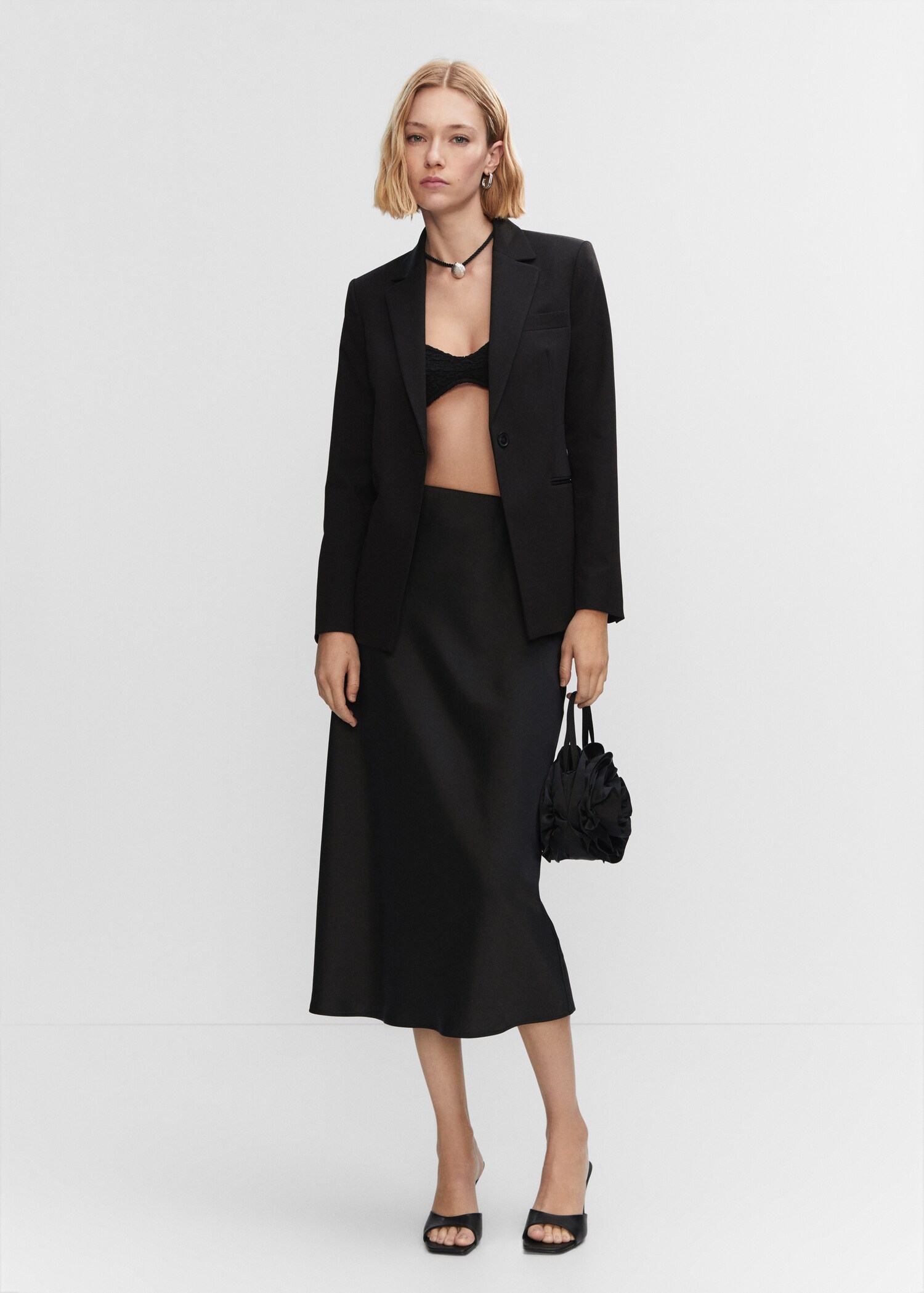 Fitted suit jacket - Details of the article 2
