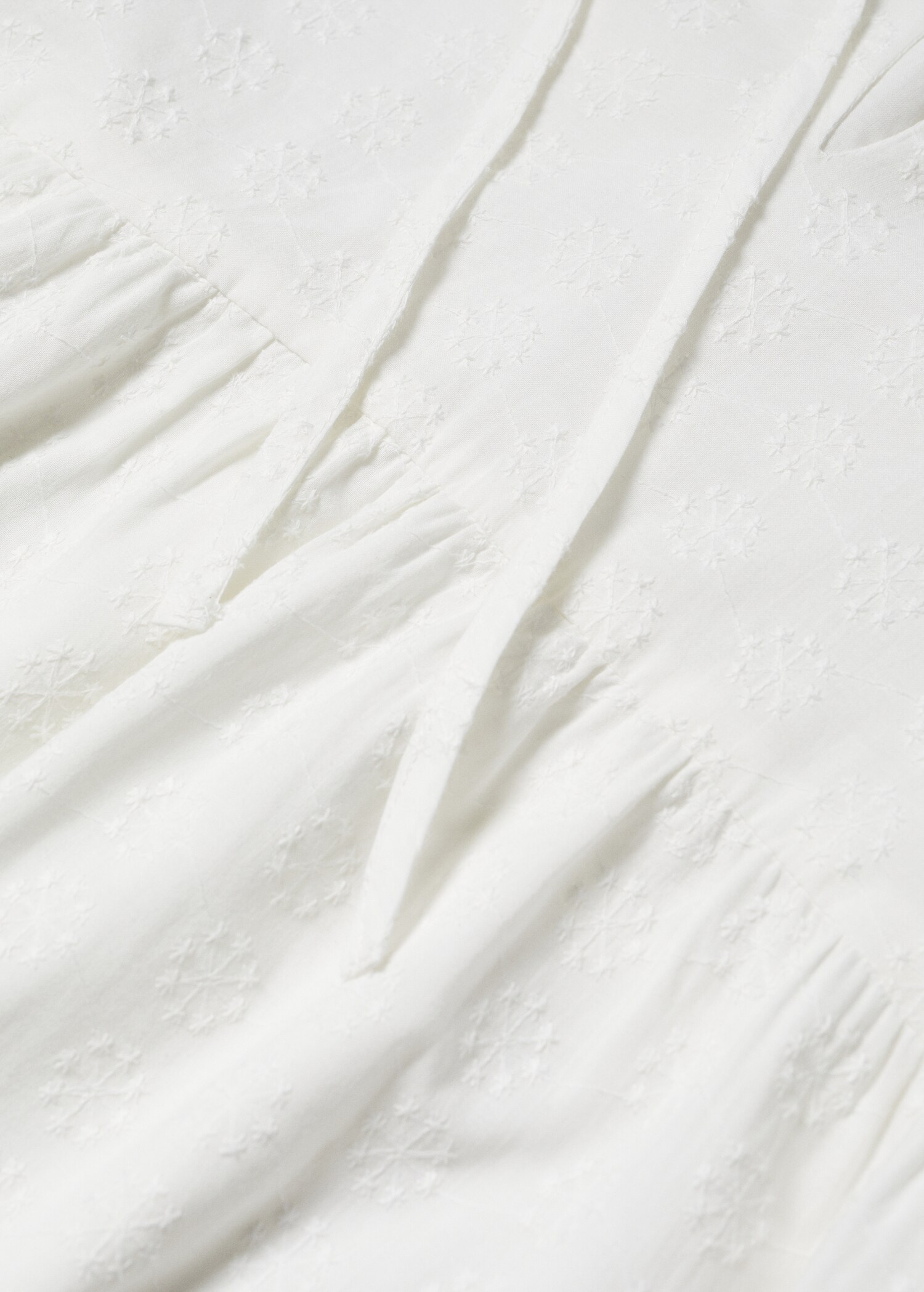 Vestido bordado manga abullonada - Detalle del artículo 8
