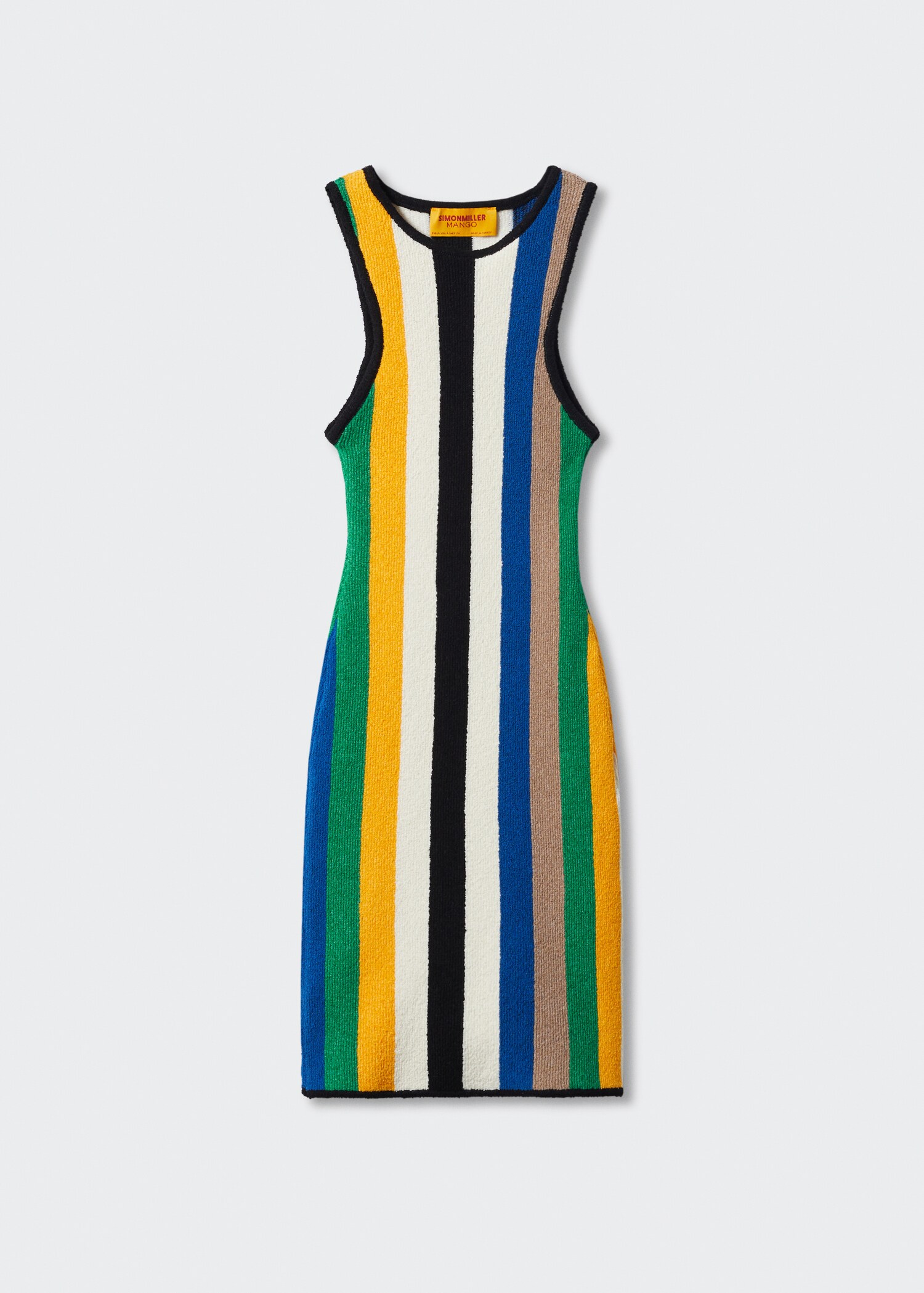 Vestido punto midi multicolor - Artículo sin modelo