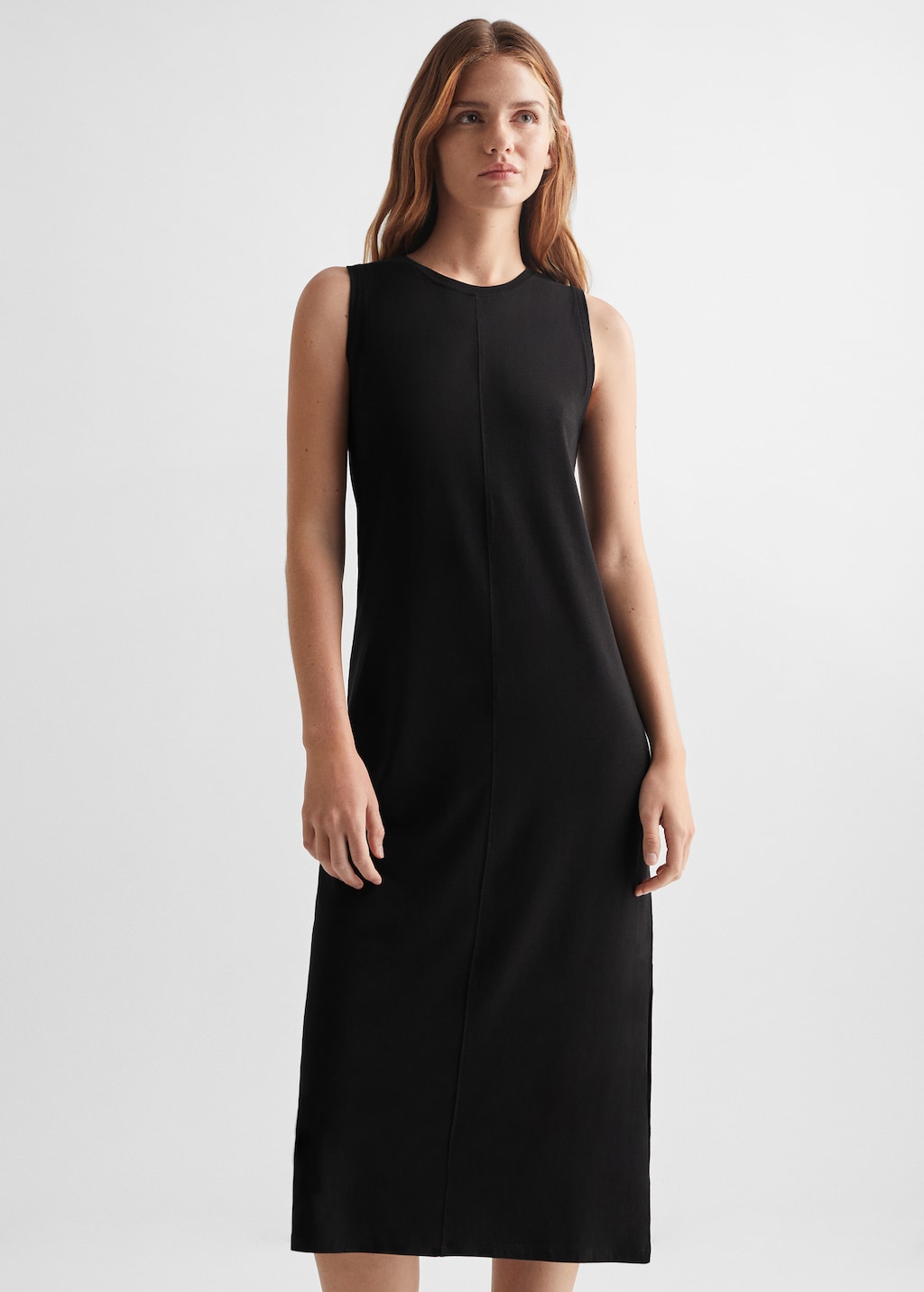 Slit long dress