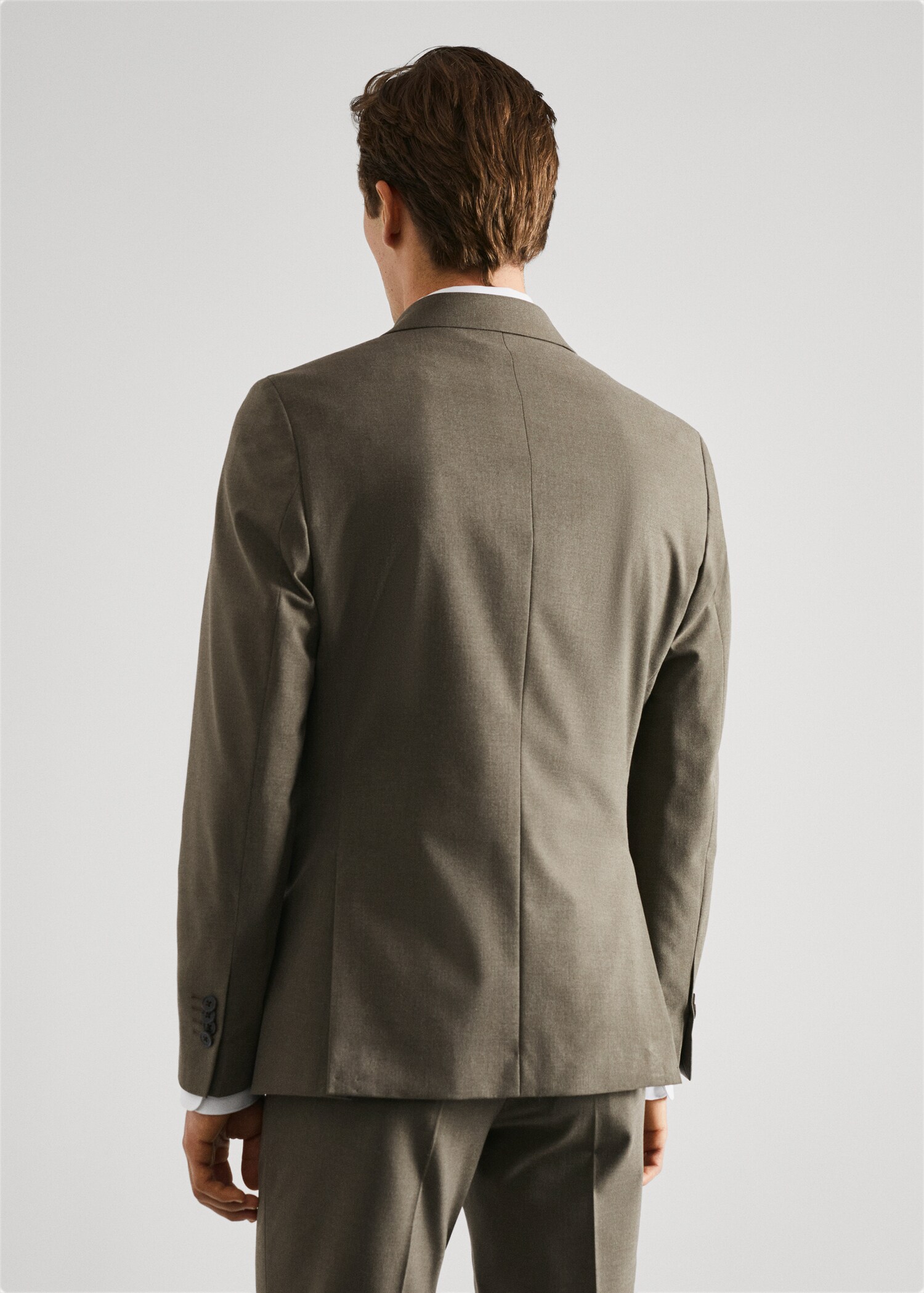 Americana traje slim fit tejido comfort strech - Reverso del artículo