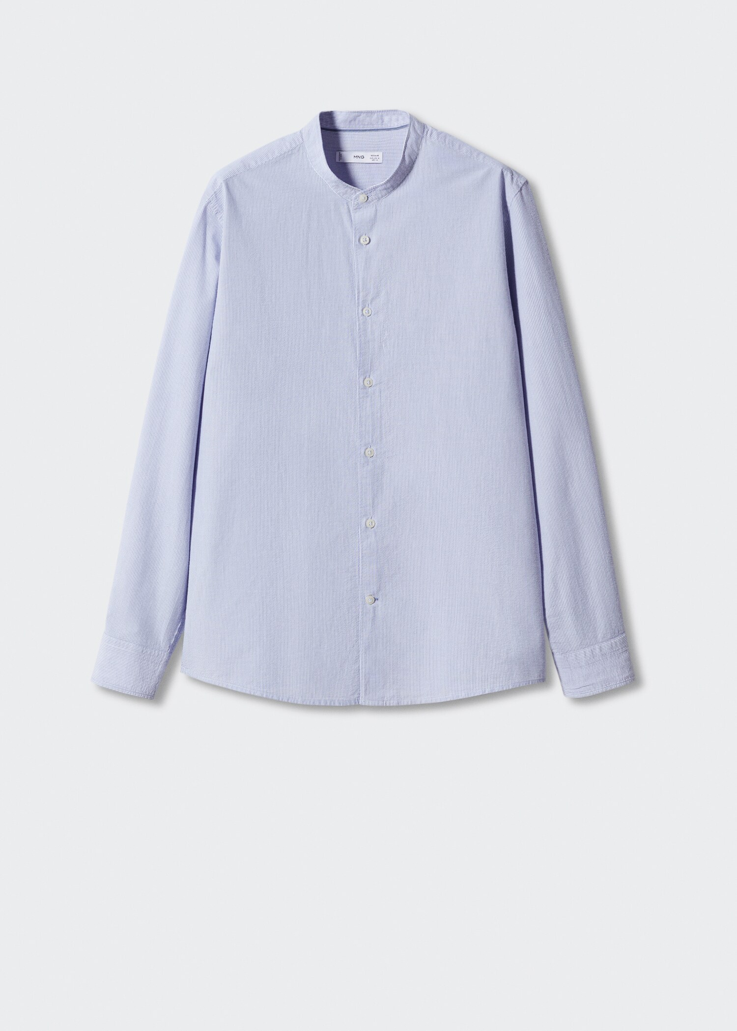 Chemise coton seersucker milleraies - Article sans modèle
