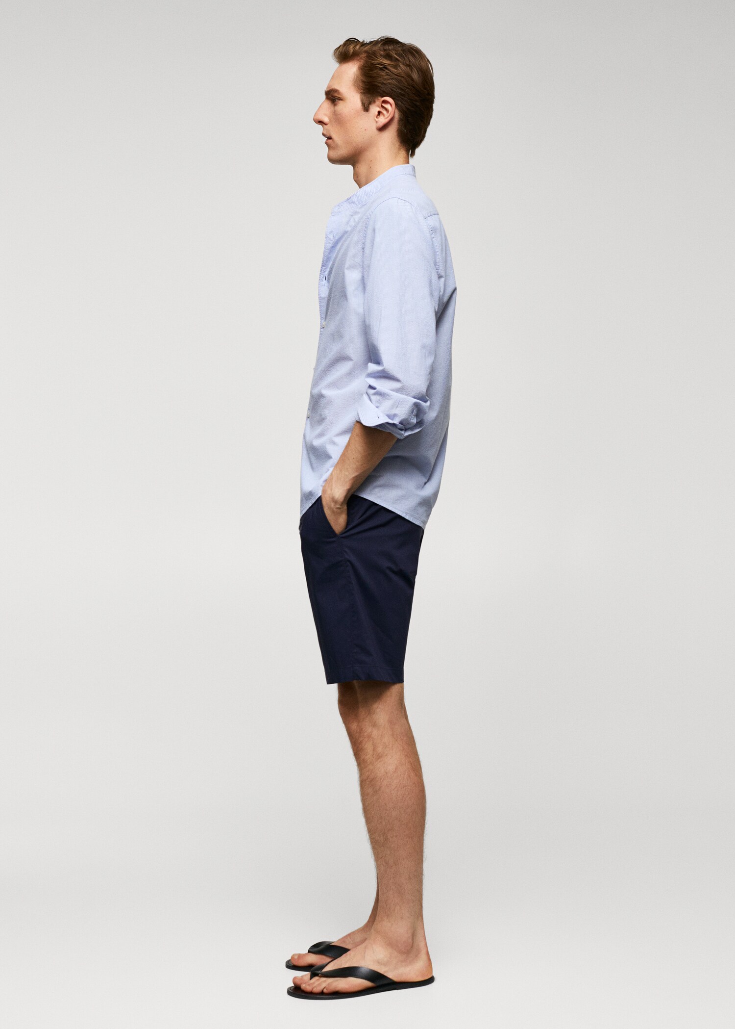 Chemise coton seersucker milleraies - Détail de l'article 6
