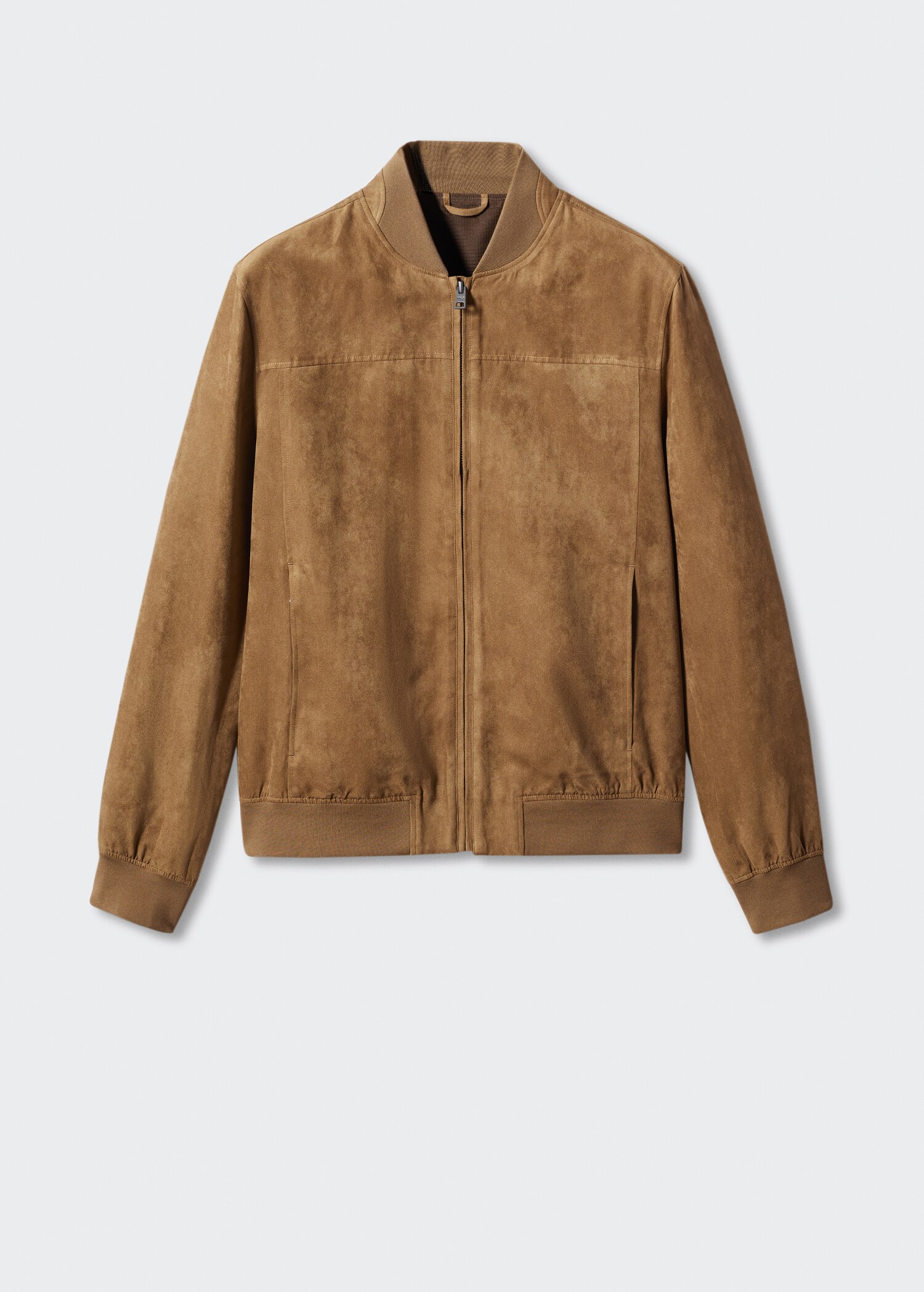 Süet görünümlü bomber ceket - Modelsiz ürün