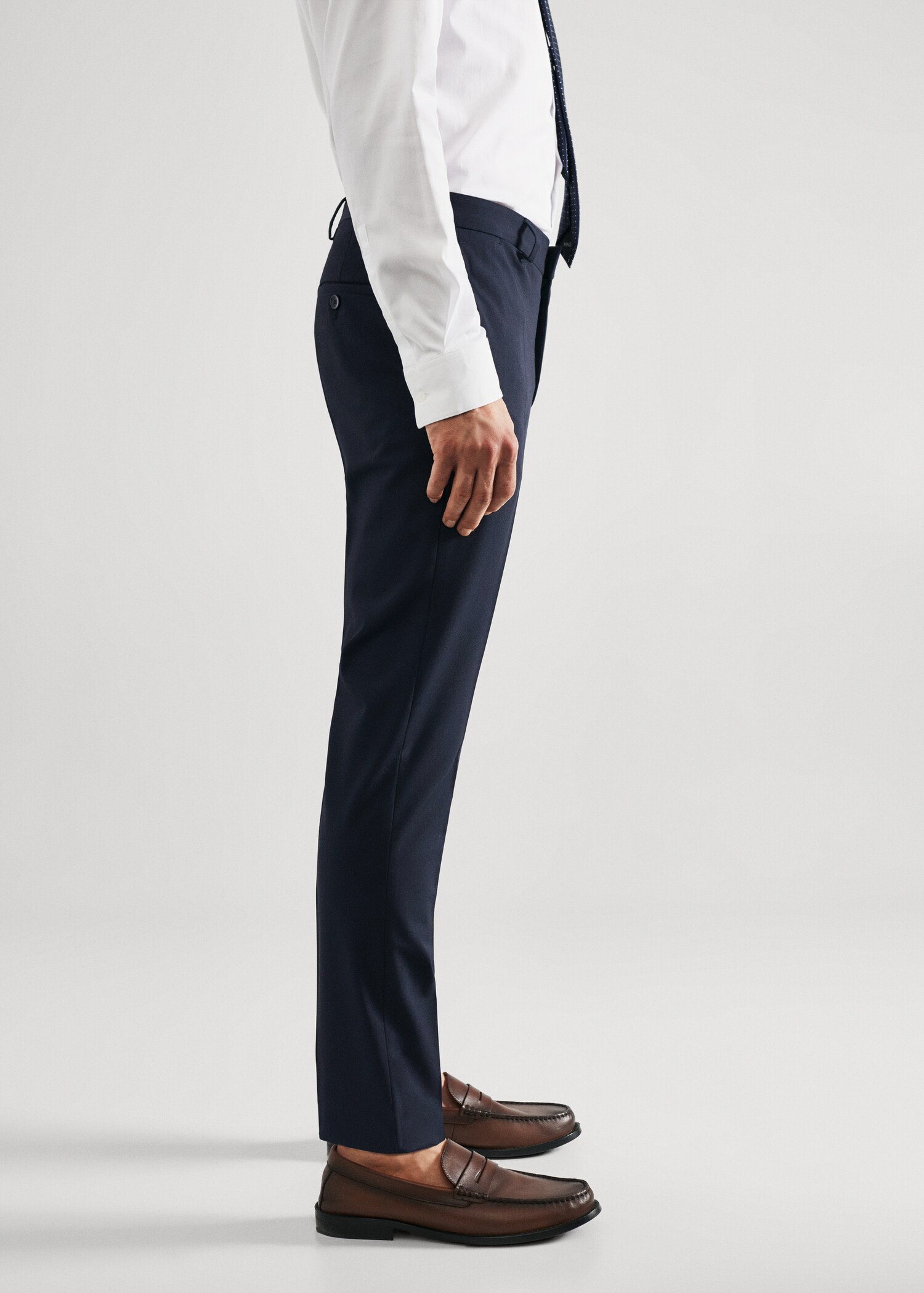 Super slim fit suit trousers - Details of the article 2