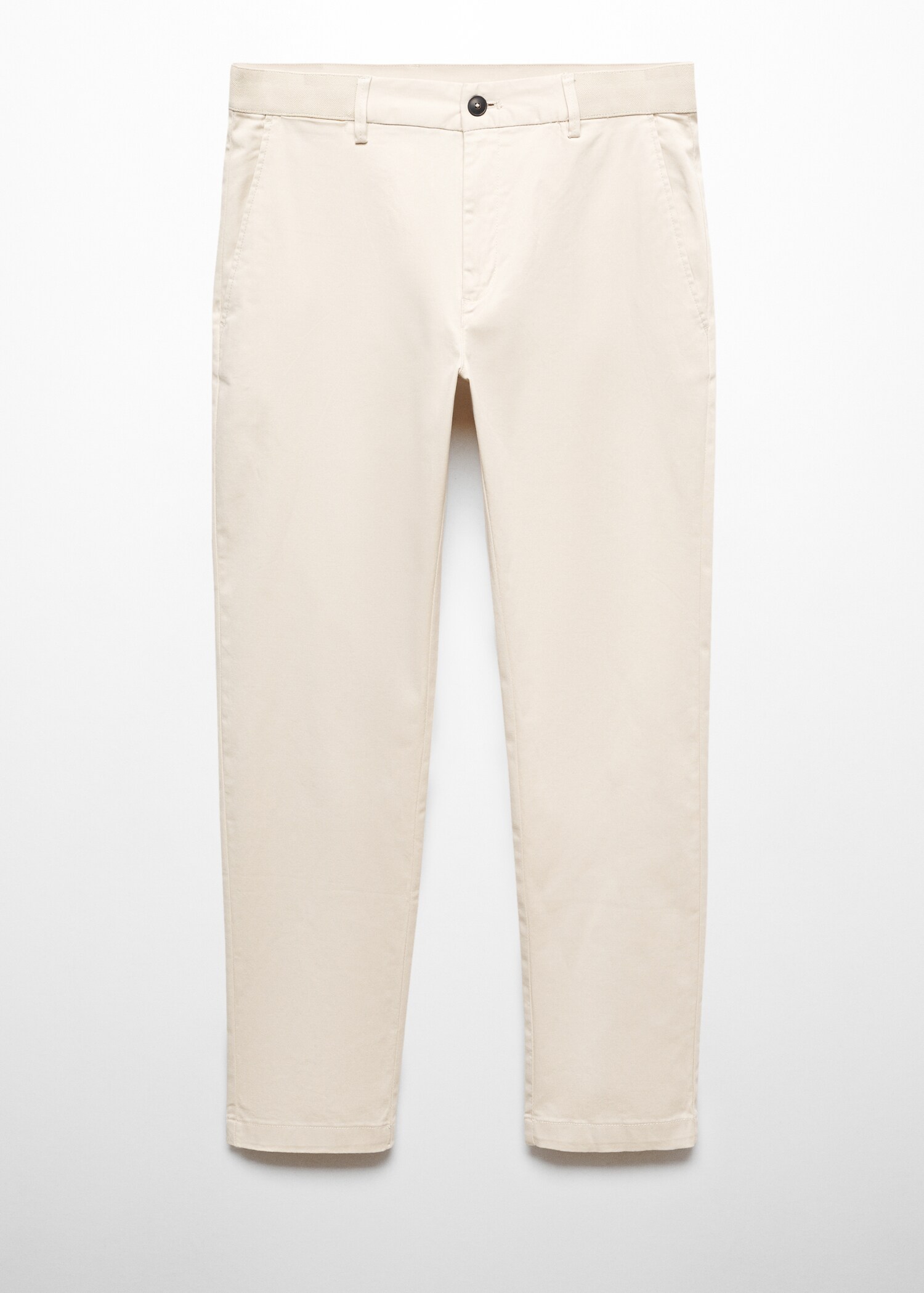 Celana panjang katun crop tapered - Barang tanpa model