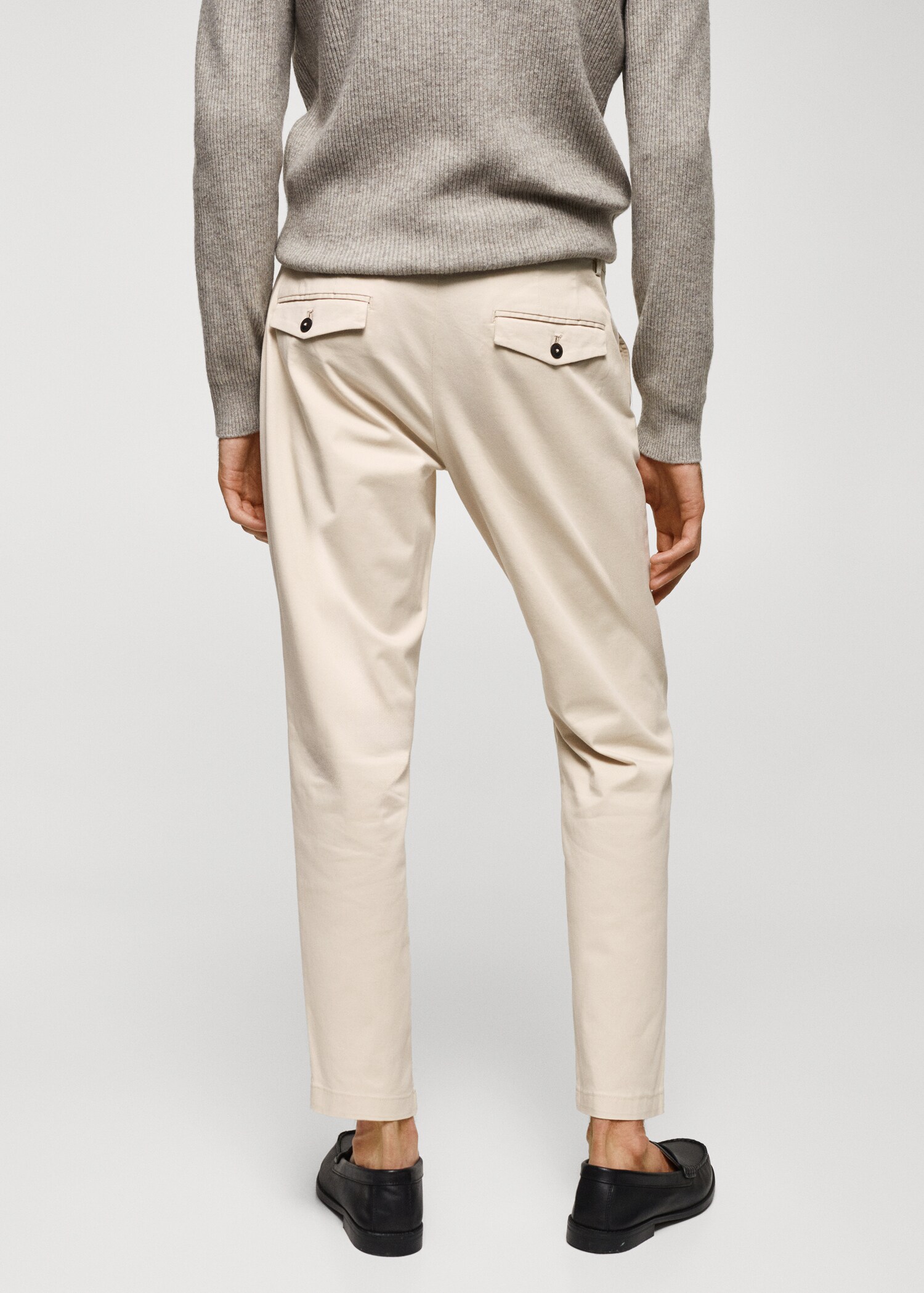 Celana panjang katun crop tapered - Versi terbalik dari barang