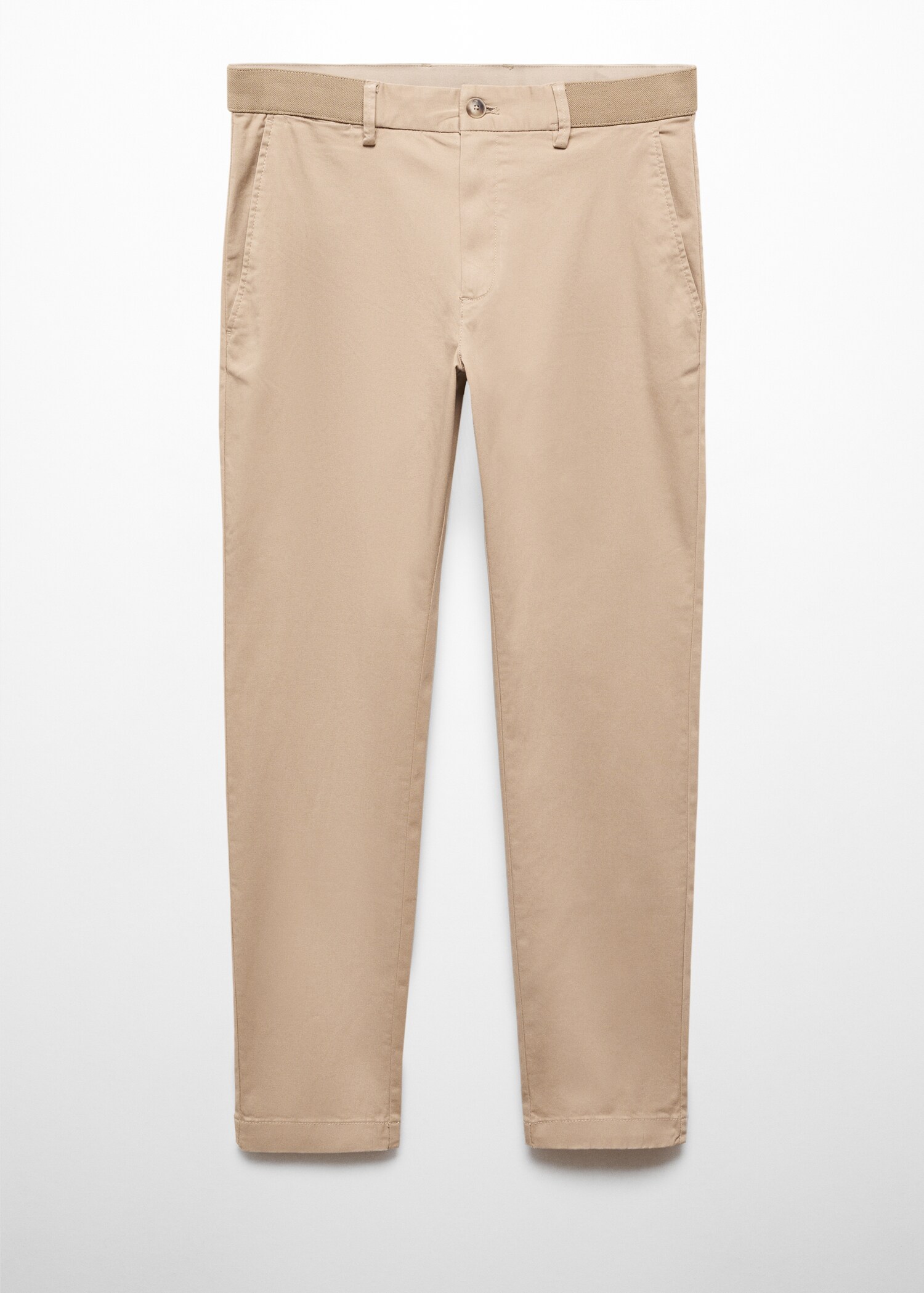Celana panjang katun crop tapered - Barang tanpa model