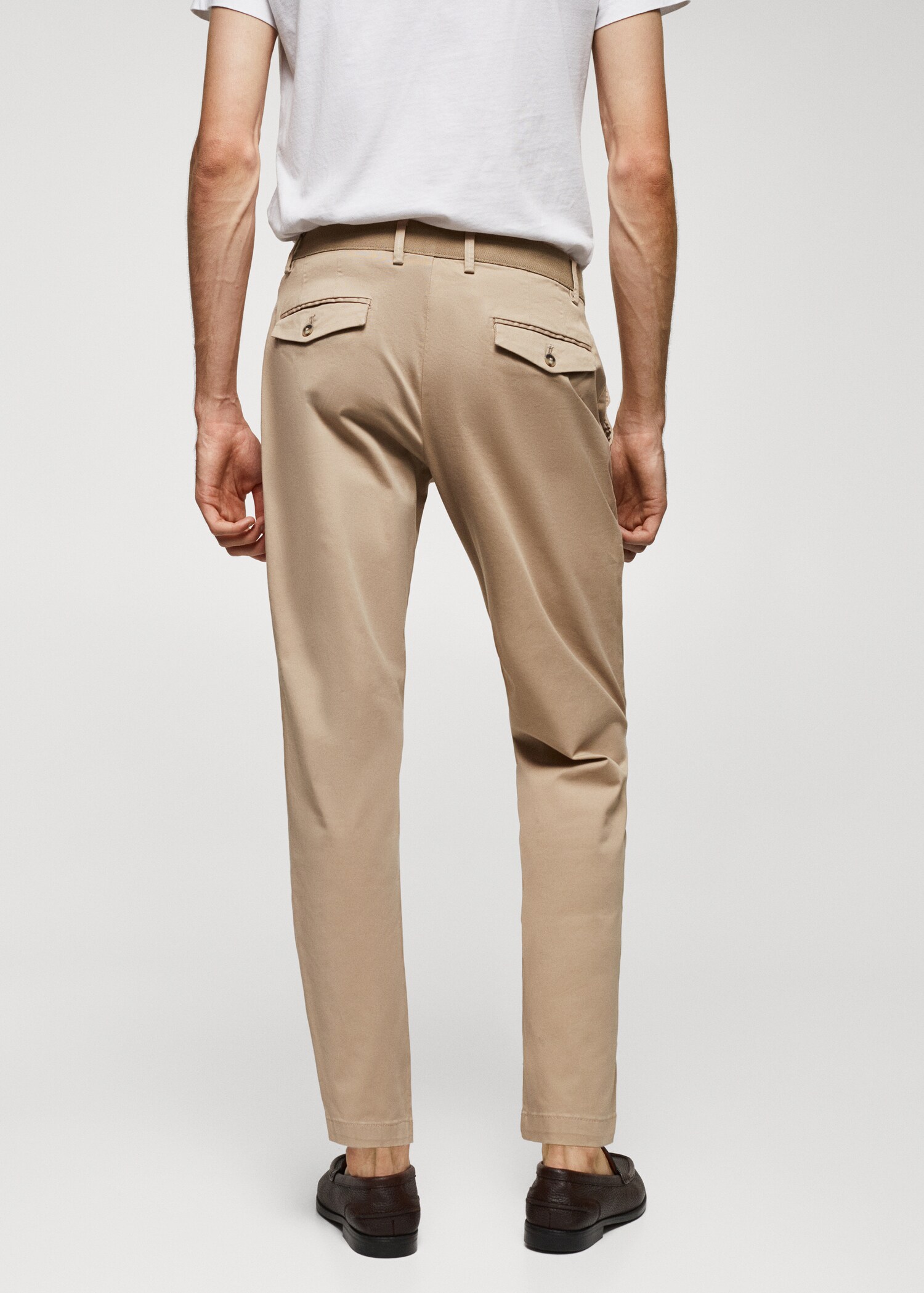 Celana panjang katun crop tapered - Versi terbalik dari barang