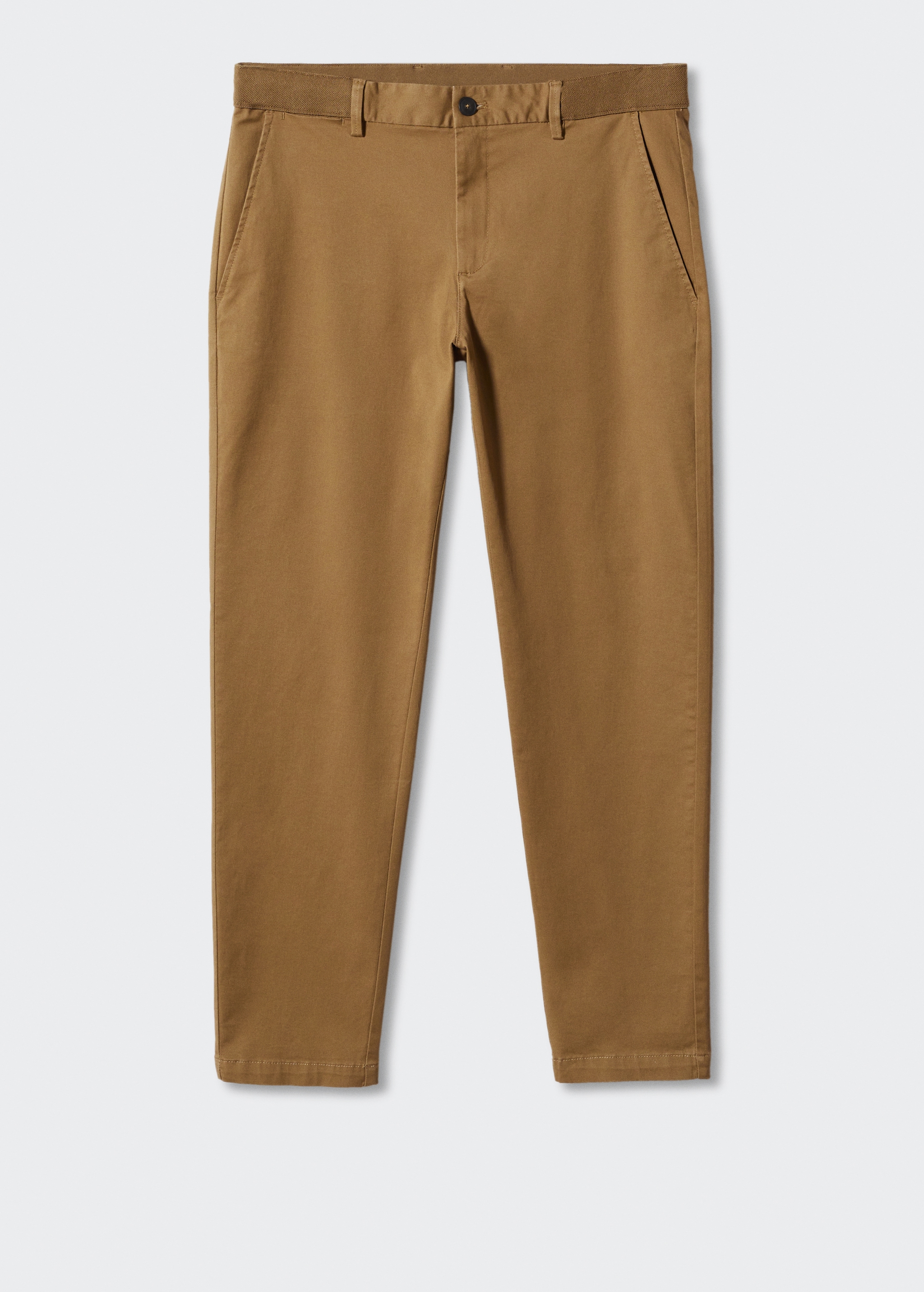 Cotton tapered crop pants - Article without model