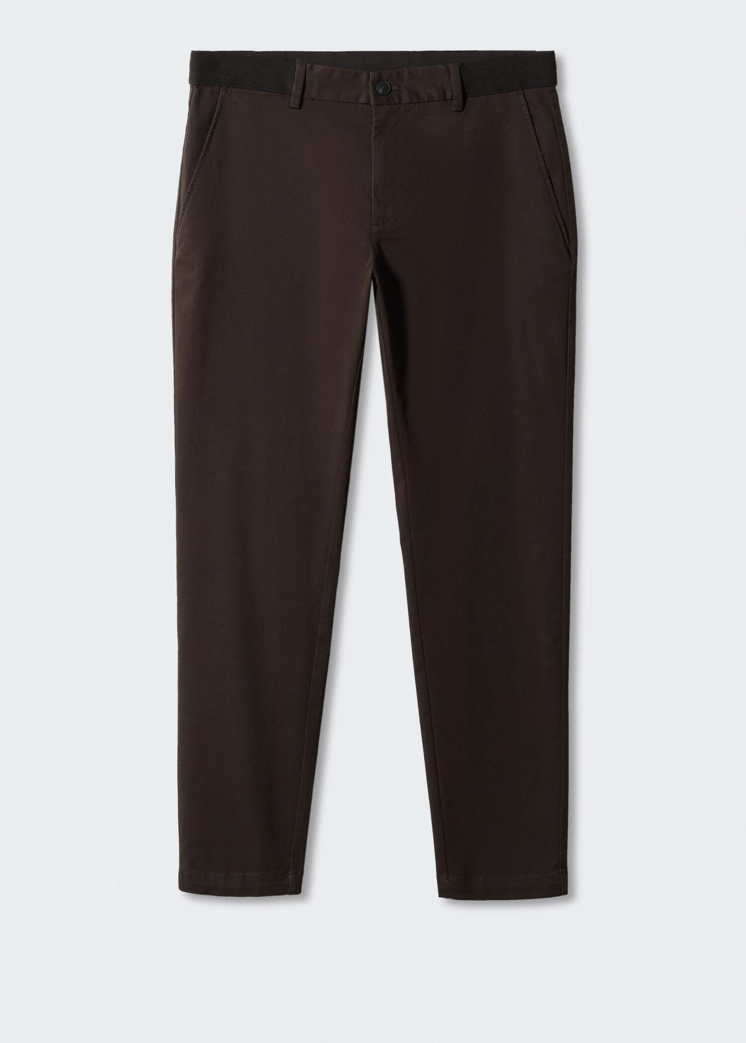 Celana panjang katun crop tapered - Barang tanpa model