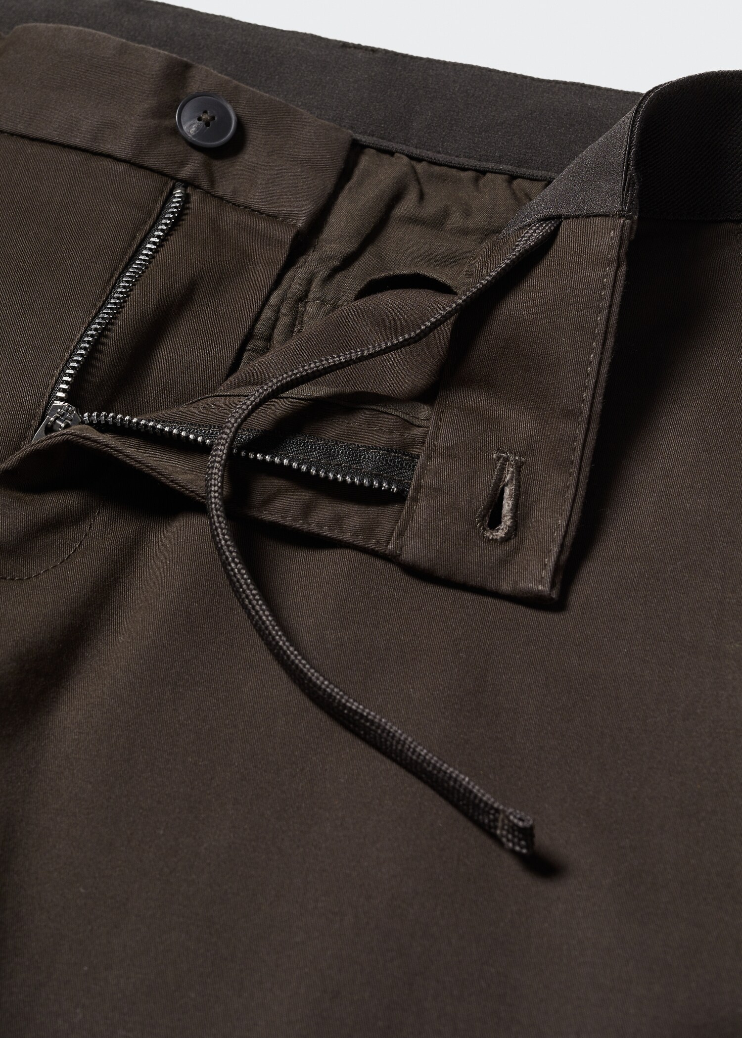 Celana panjang katun crop tapered - Rincian barang 8