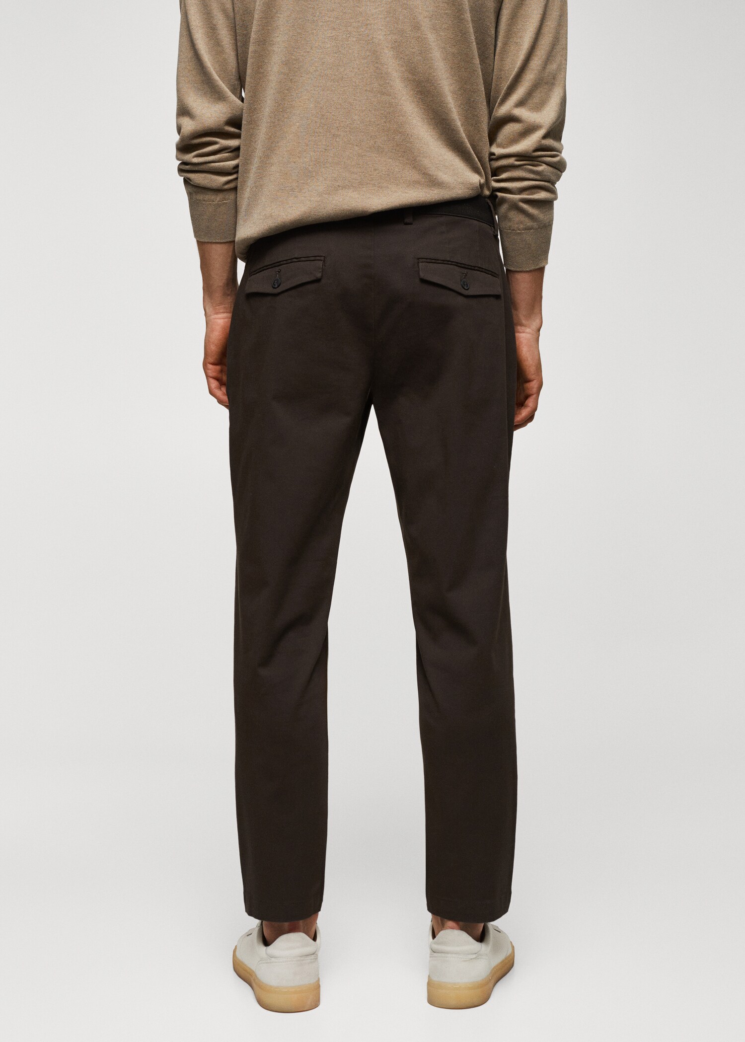 Celana panjang katun crop tapered - Versi terbalik dari barang
