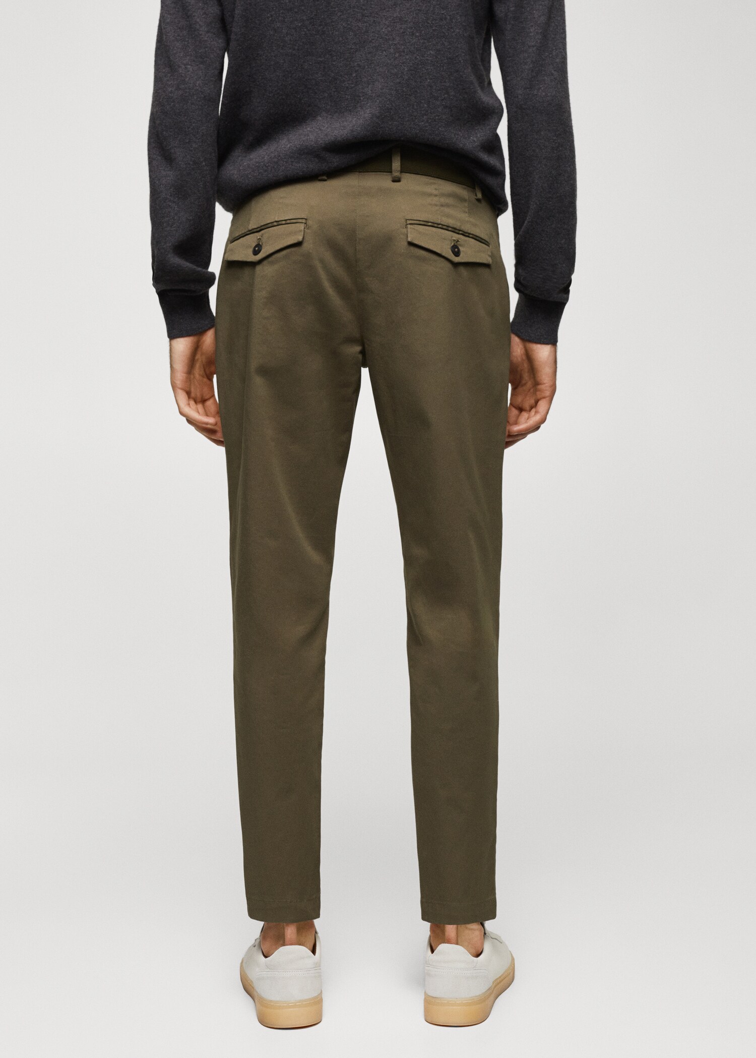 Celana panjang katun crop tapered - Versi terbalik dari barang