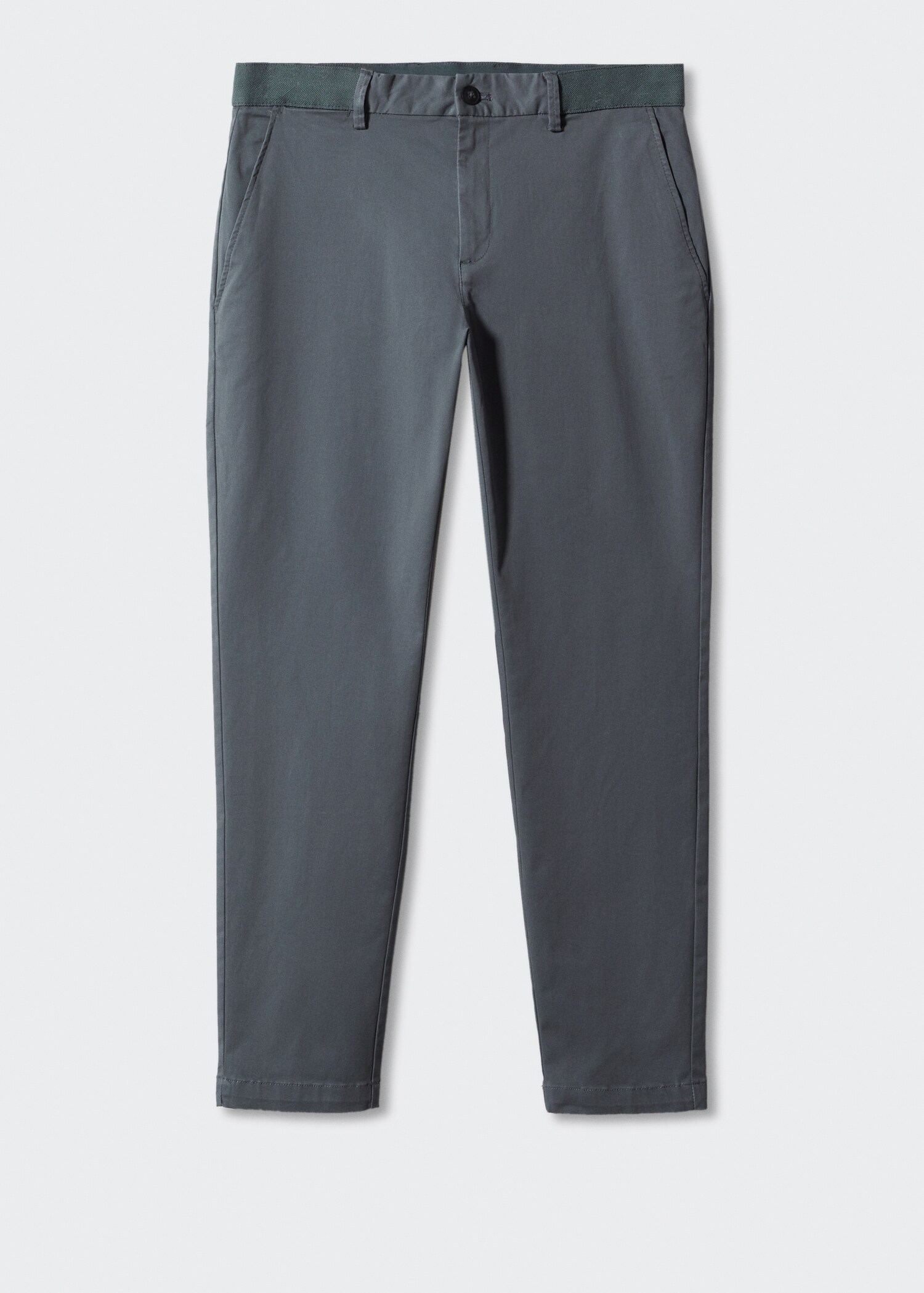 Celana panjang katun crop tapered - Barang tanpa model