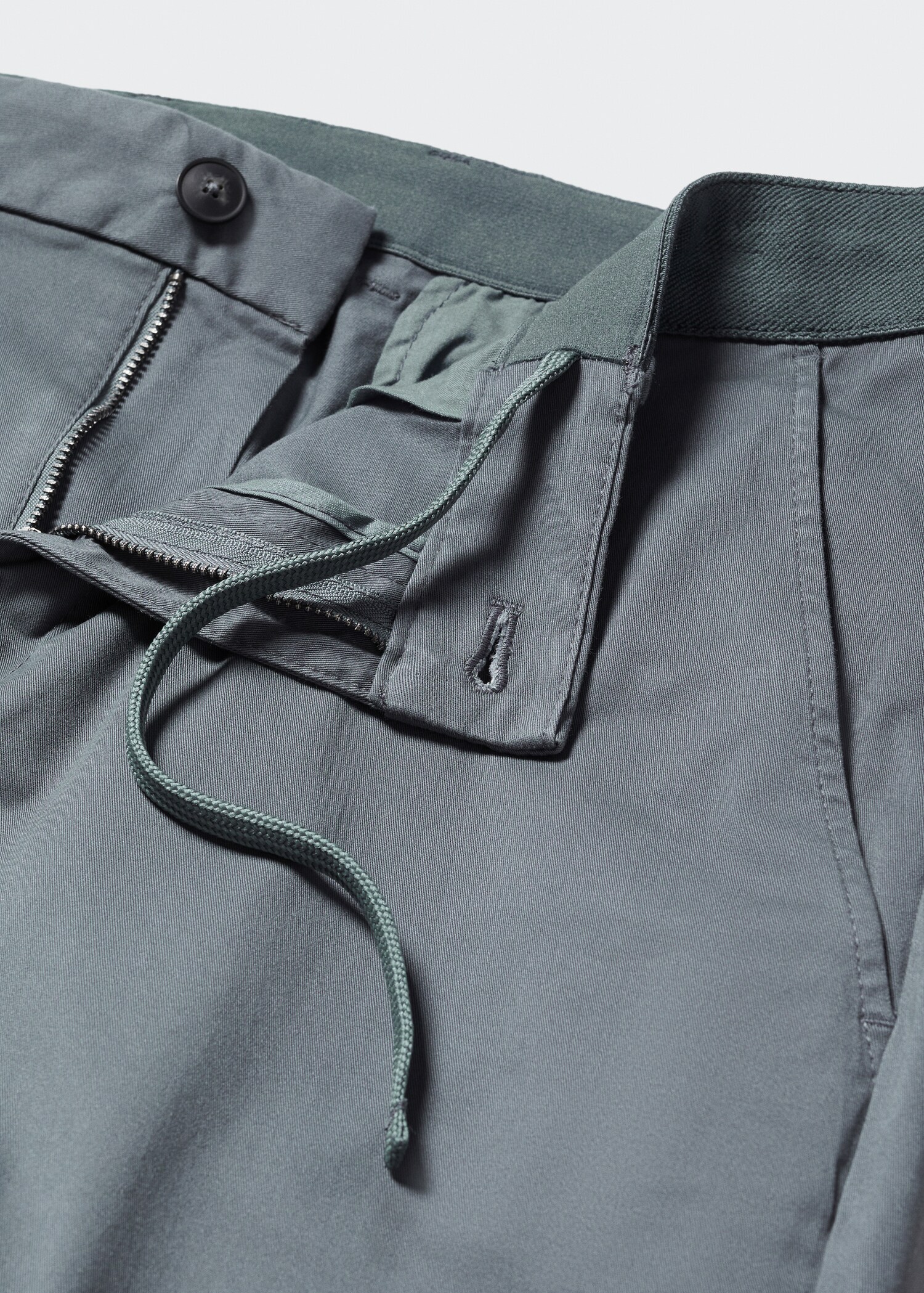 Celana panjang katun crop tapered - Rincian barang 8
