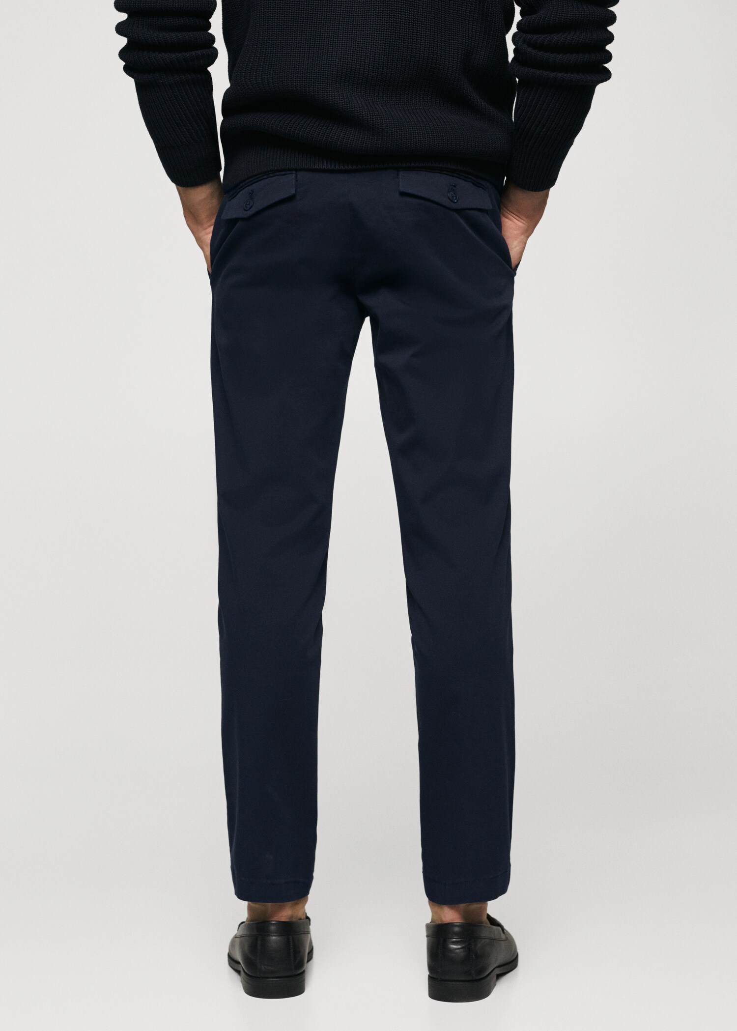 Celana panjang katun crop tapered - Versi terbalik dari barang