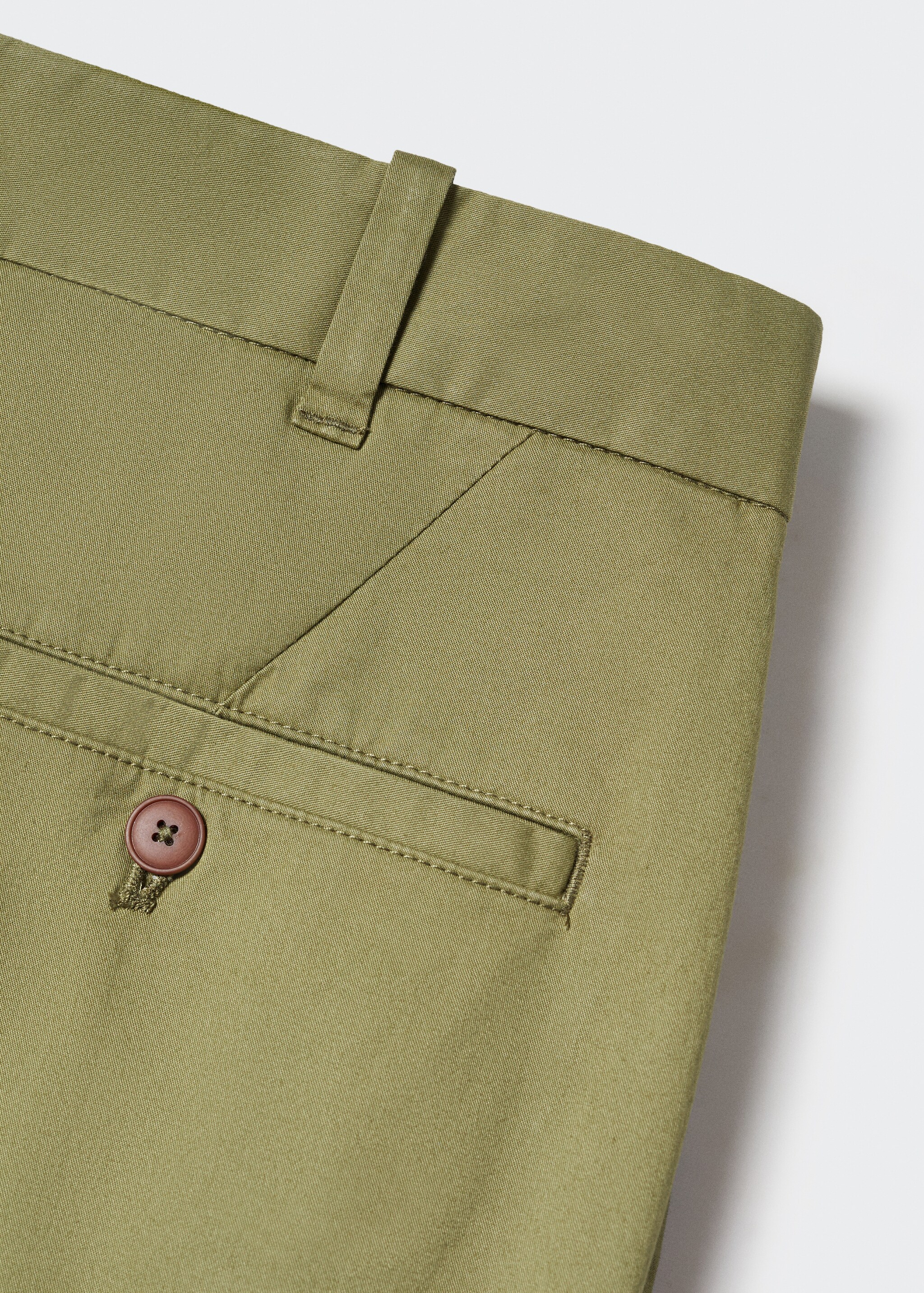 Slim fit chino cotton Bermuda shorts - Detaliu al articolului 8
