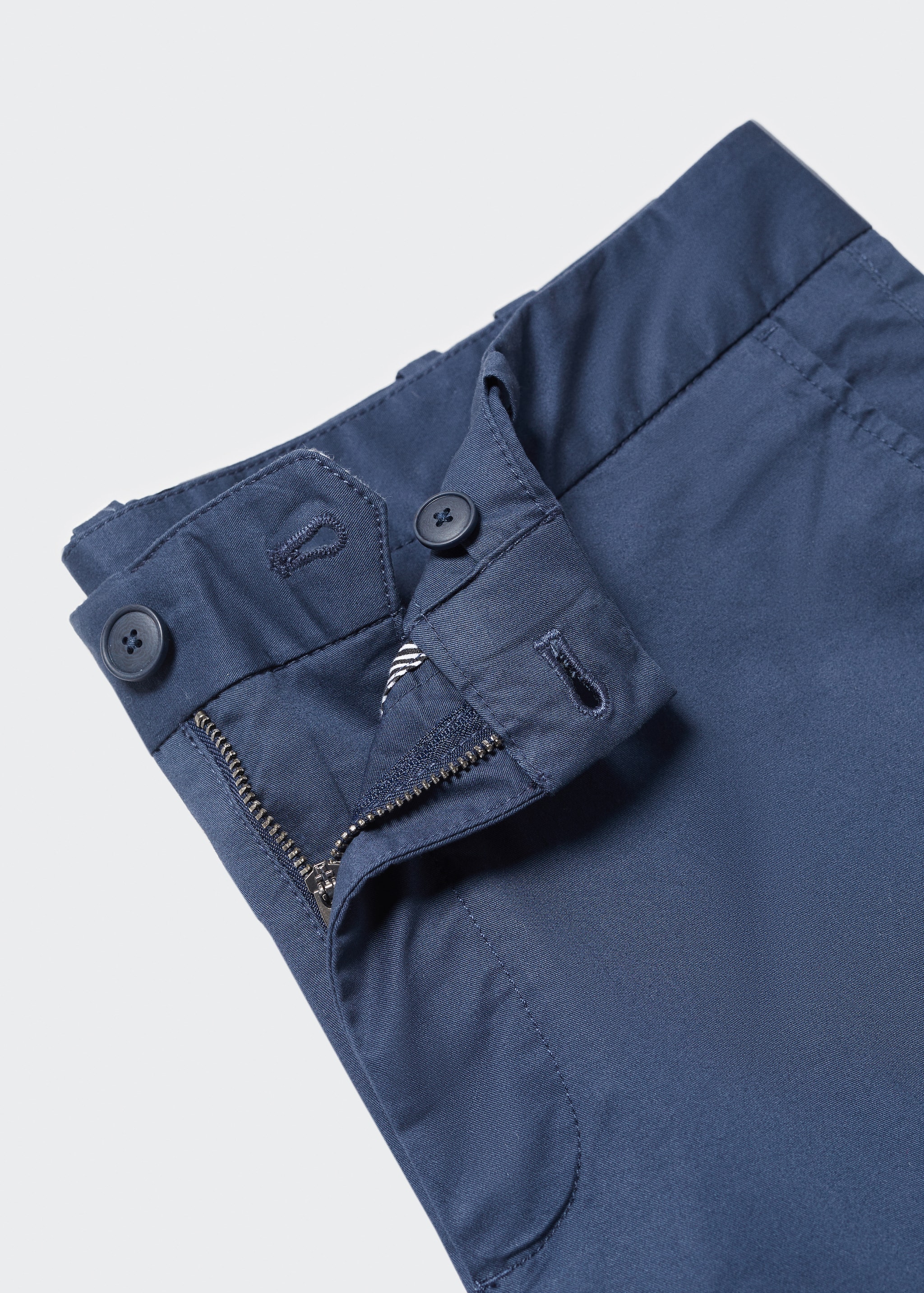 Slim fit chino cotton Bermuda shorts - Details of the article 8