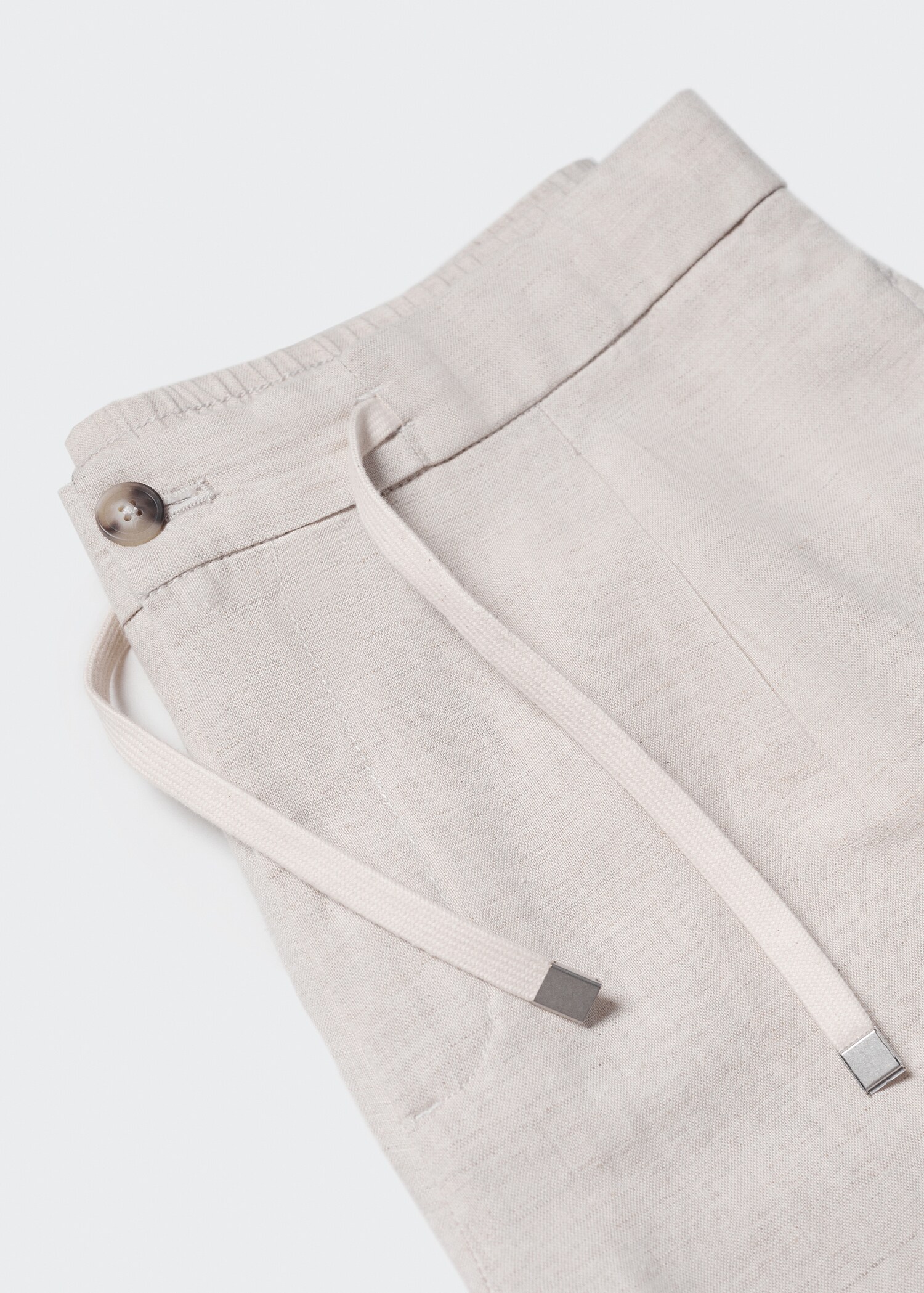 Slim-fit trousers with drawstring  - Details of the article 8