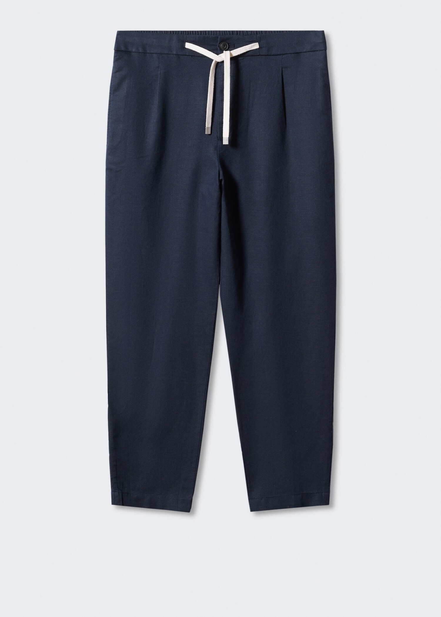 Slim-fit trousers with drawstring  - Article without model