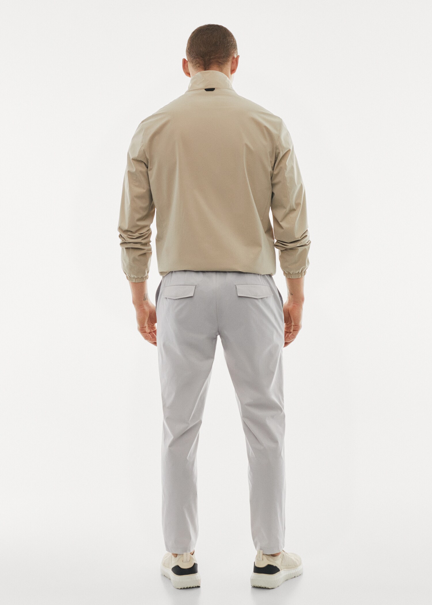 Water-repellent technical trousers - Reverse of the article