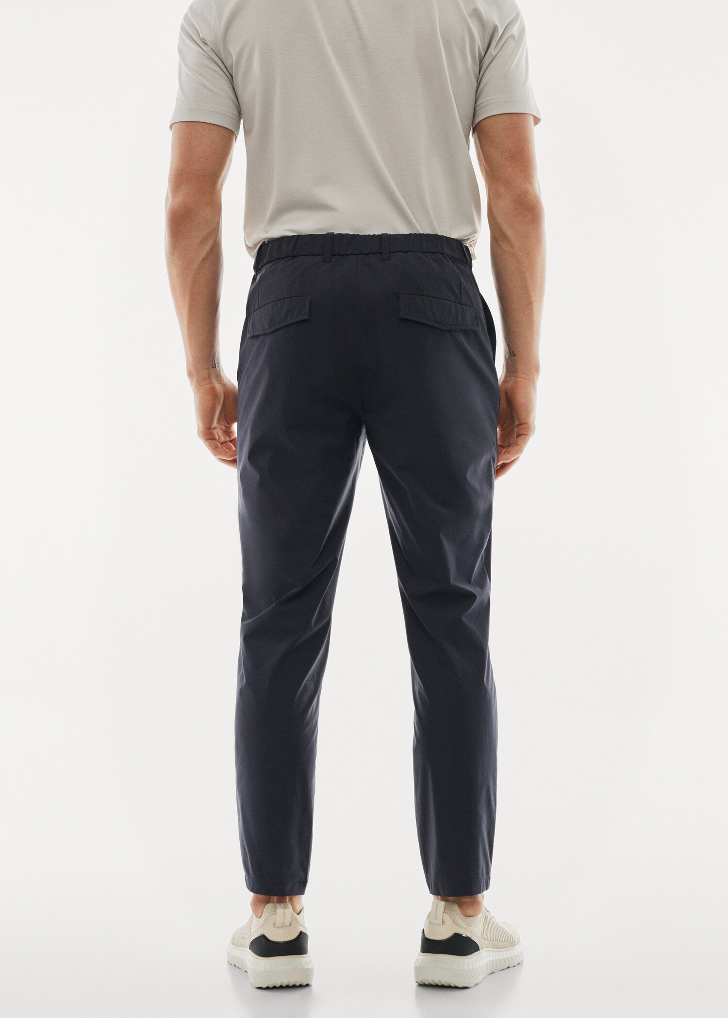 Water-repellent technical trousers - Reverse of the article