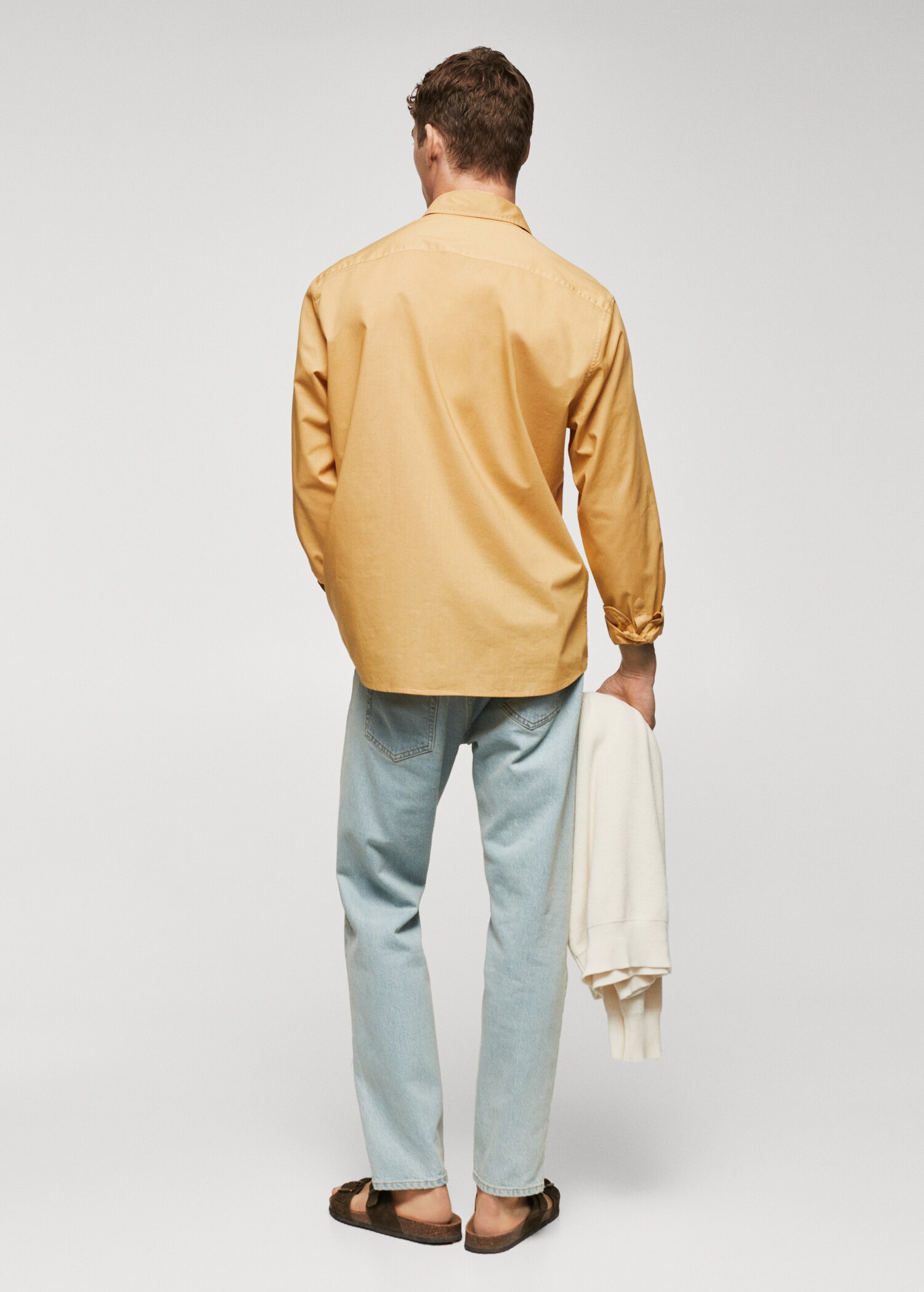 Chemise regular-fit voile de coton - Verso de l’article