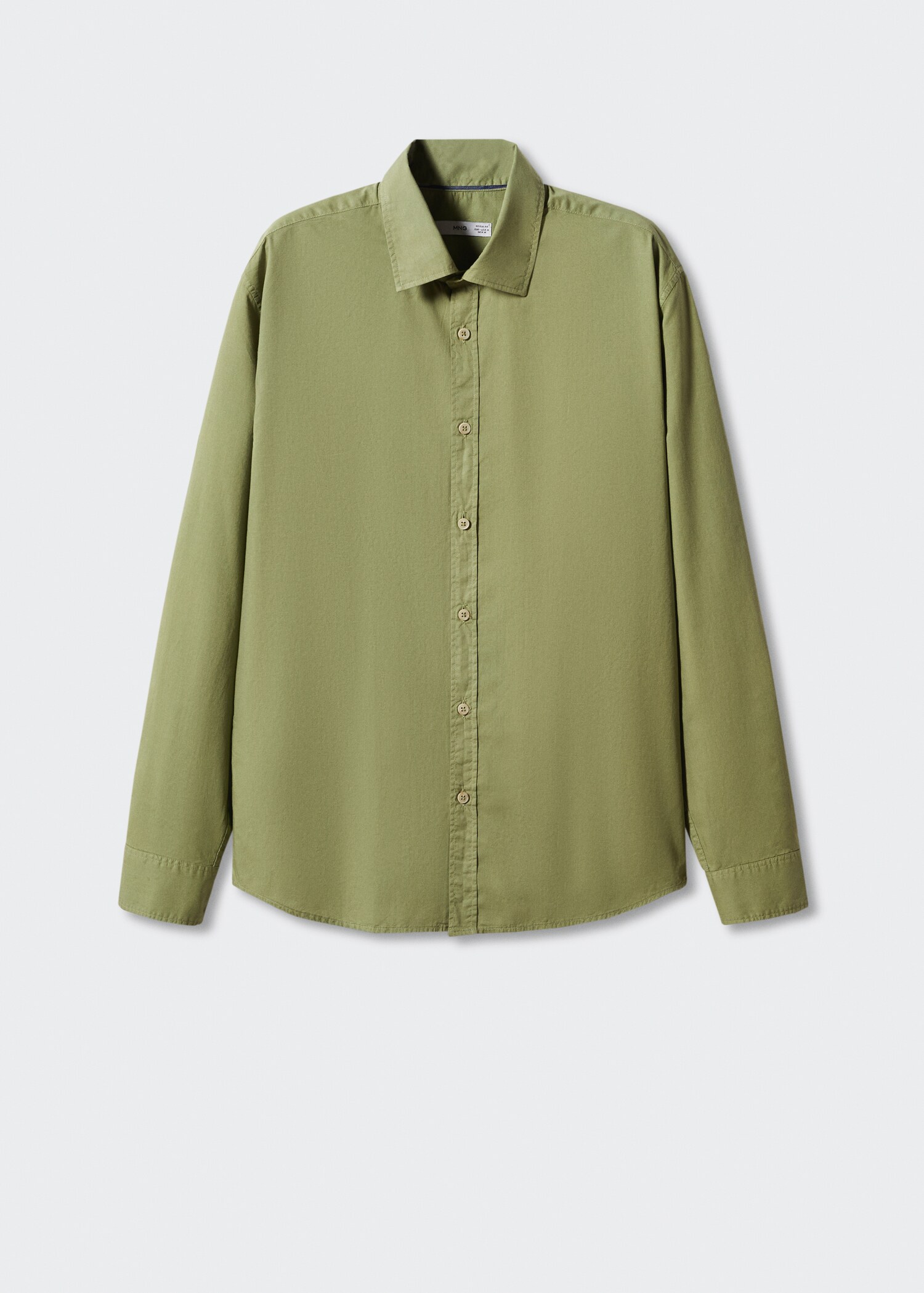 Chemise regular-fit voile de coton - Article sans modèle