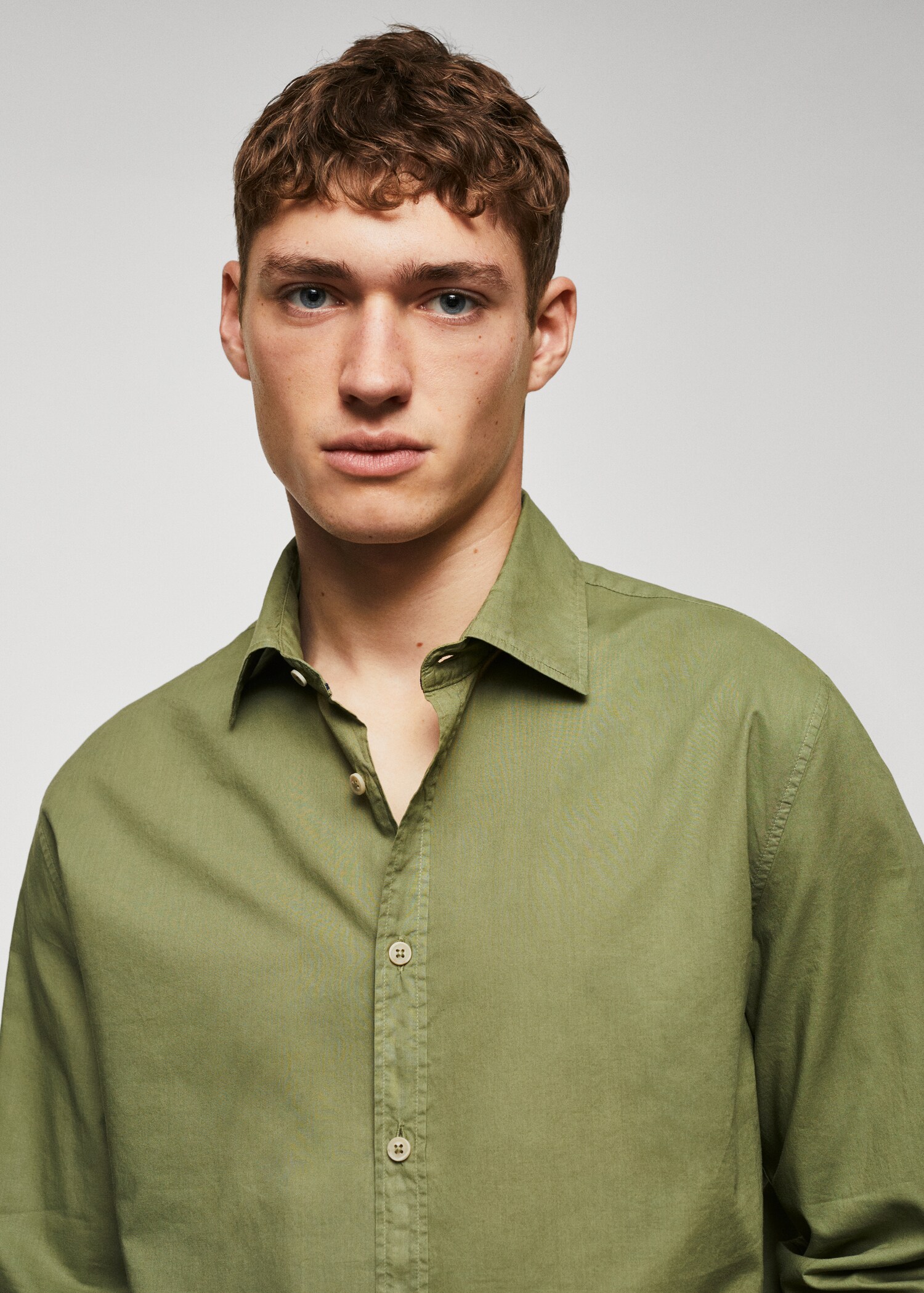 Chemise regular-fit voile de coton - Détail de l'article 1