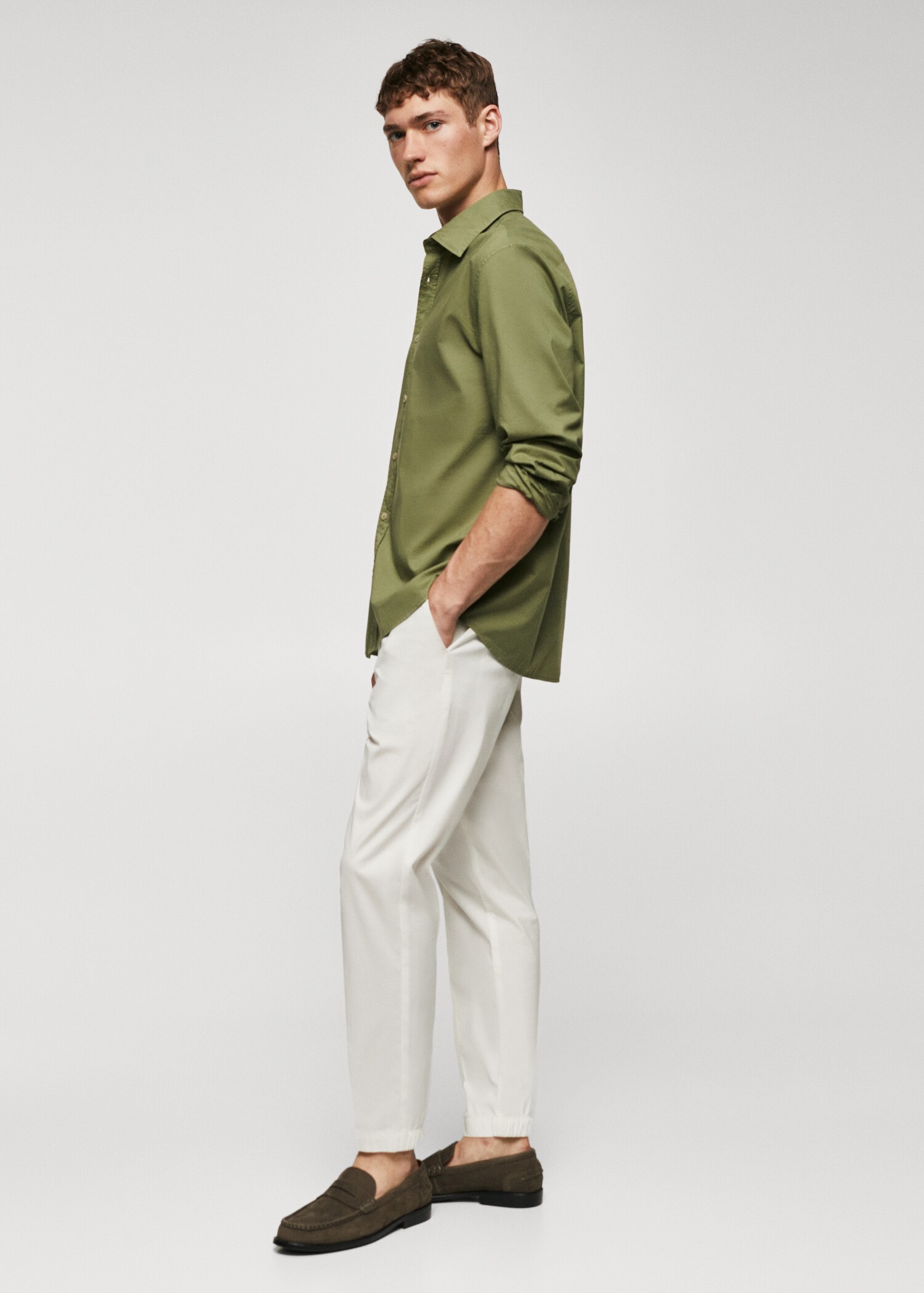 Chemise regular-fit voile de coton - Détail de l'article 2