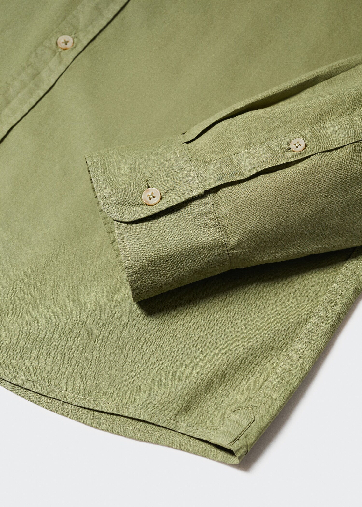 Chemise regular-fit voile de coton - Détail de l'article 8