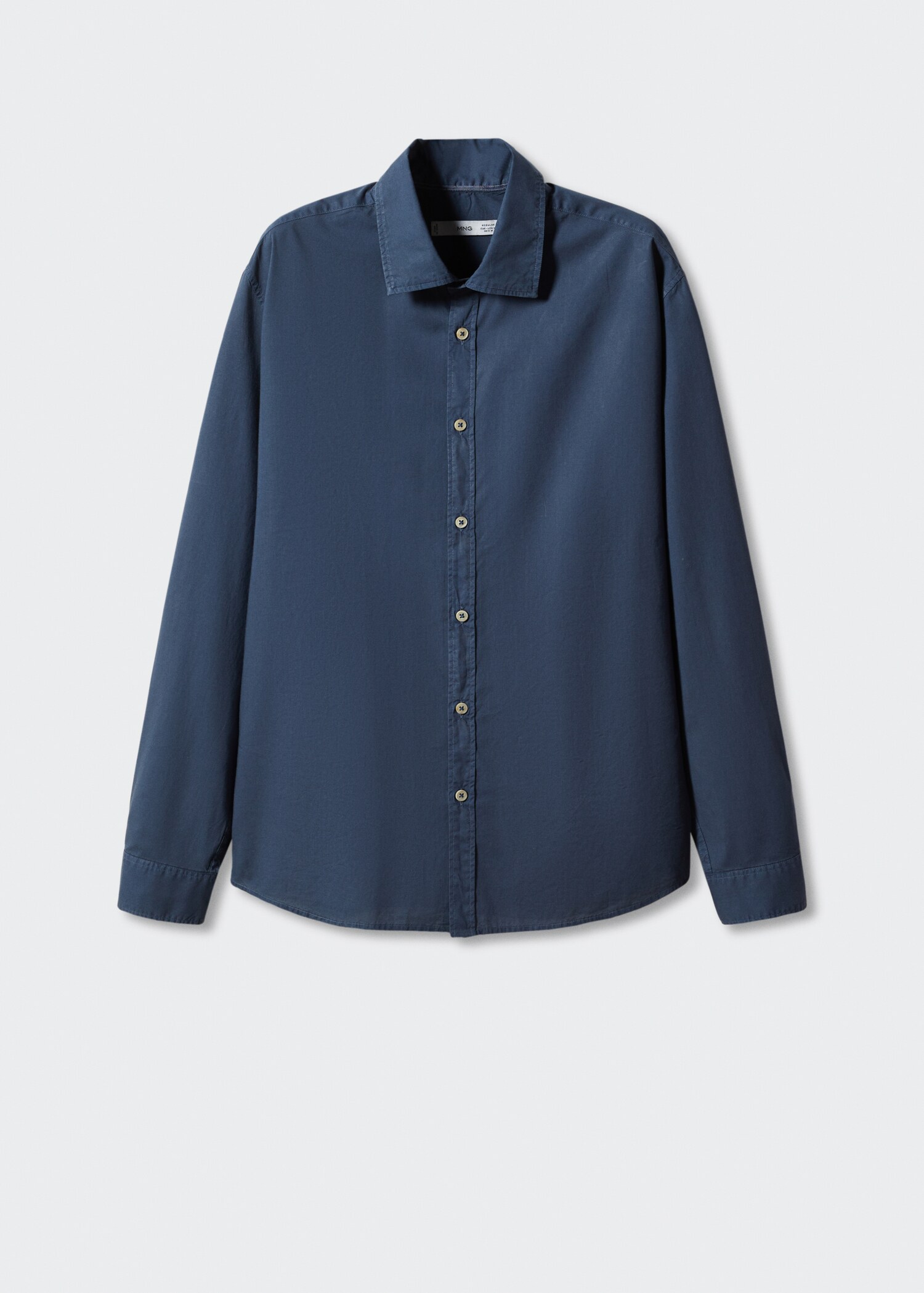 Chemise regular-fit voile de coton - Article sans modèle
